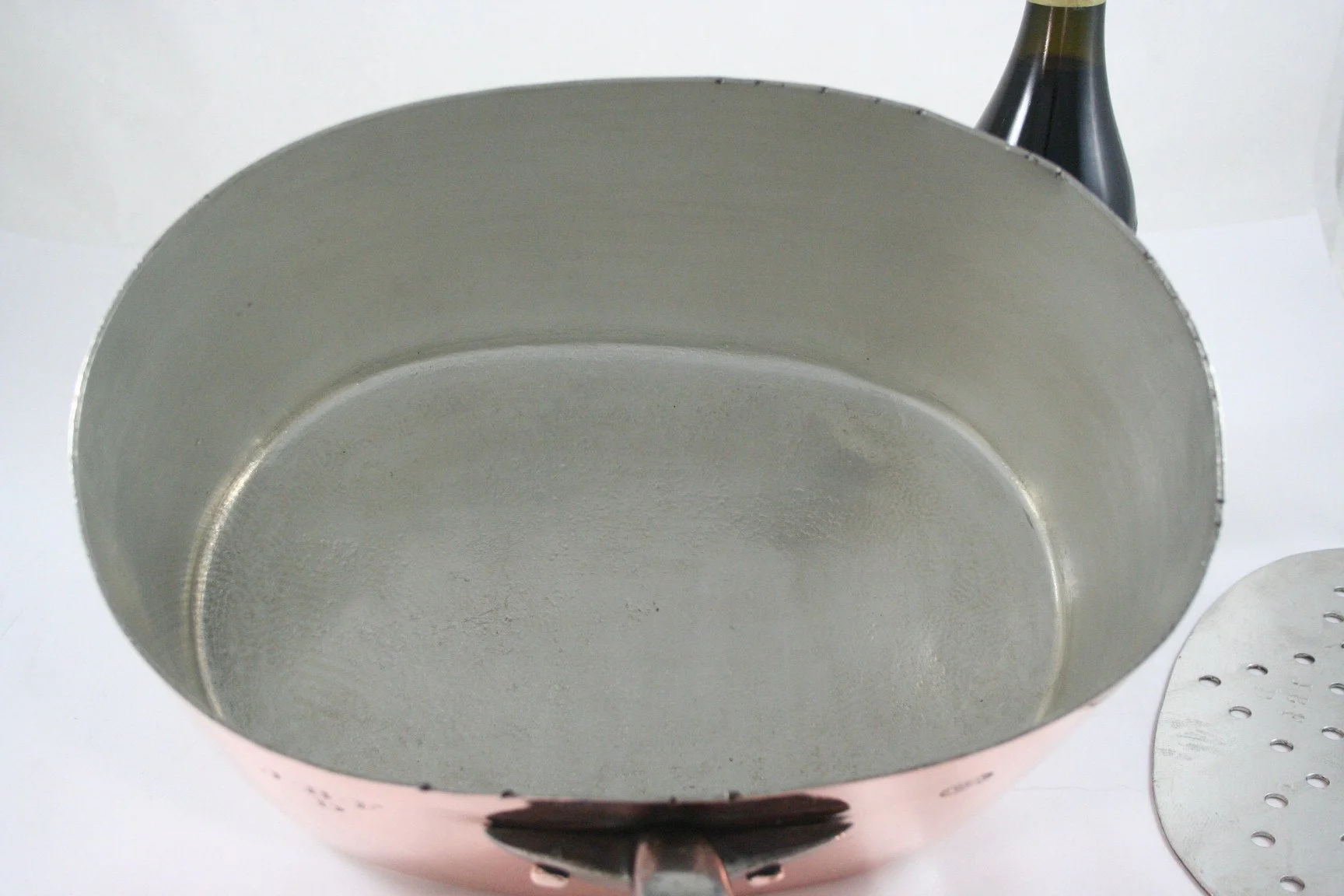 GK7 English Oval Braiser w. Lid & Insert c.1900 — East Coast Tinning