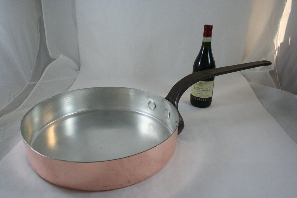 Shop the Vintage 1860s English Copper Stockpot with Spout and Saute Pan Lid  at Weston Table