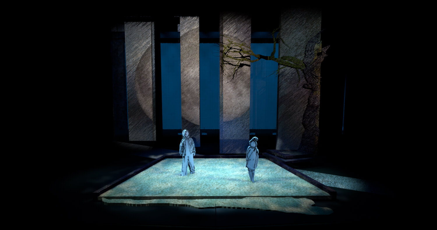 Waiting for Godot- End of Act 2 render.