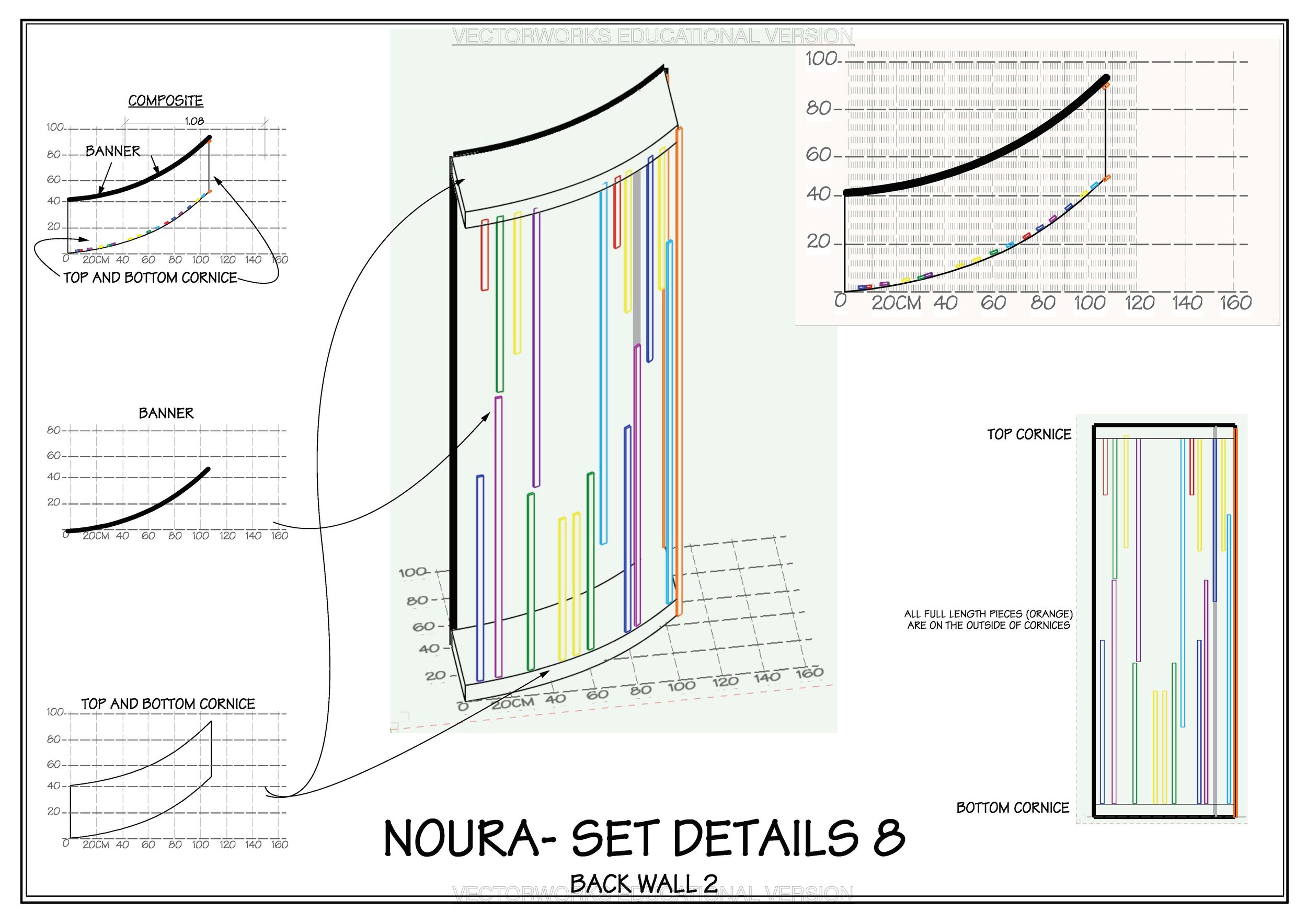 Noura- Back wall section details