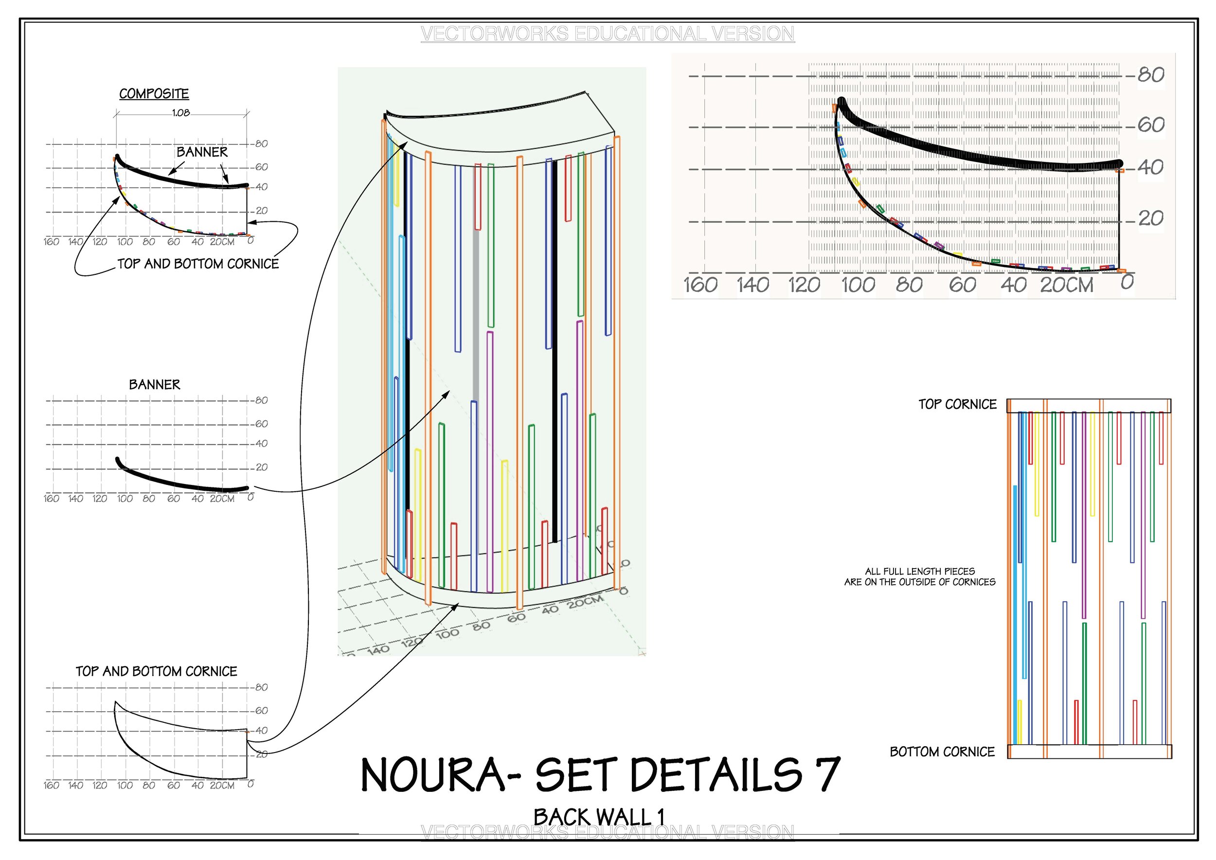 Noura- Back wall section details