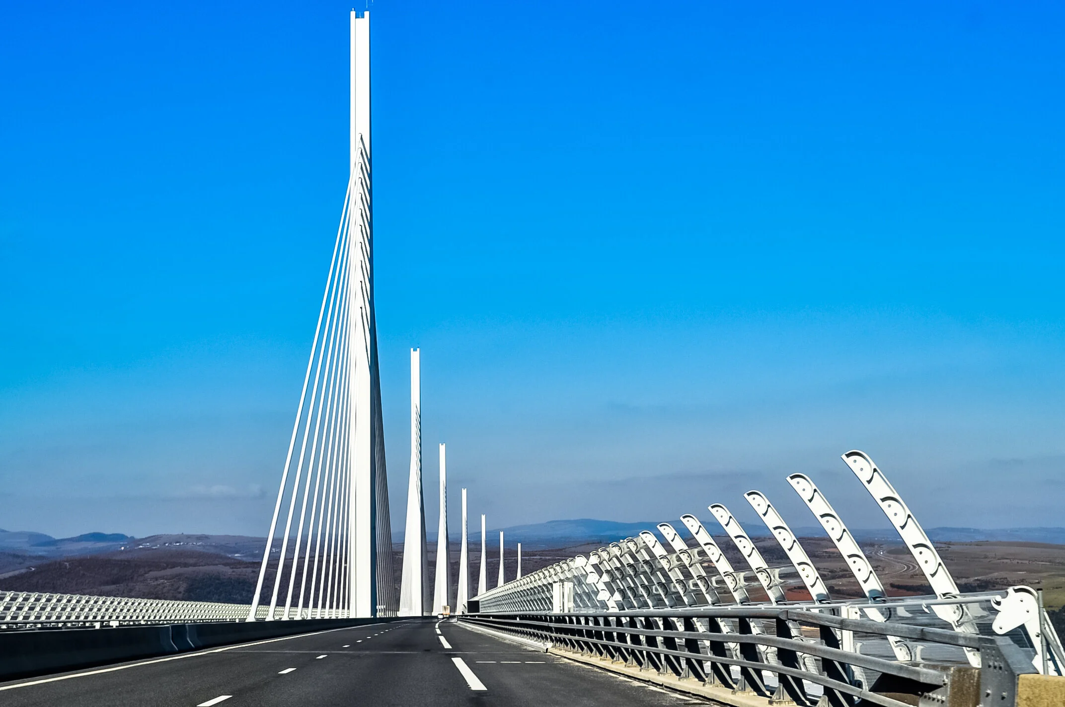 R104: Millau Viaduct's striking multi-span engineering