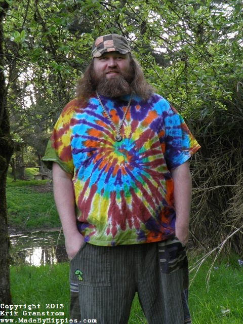 Conquest Protestant equality Cosmic Spiral Tie Dye T-Shirt — Made By Hippies Tie Dyes