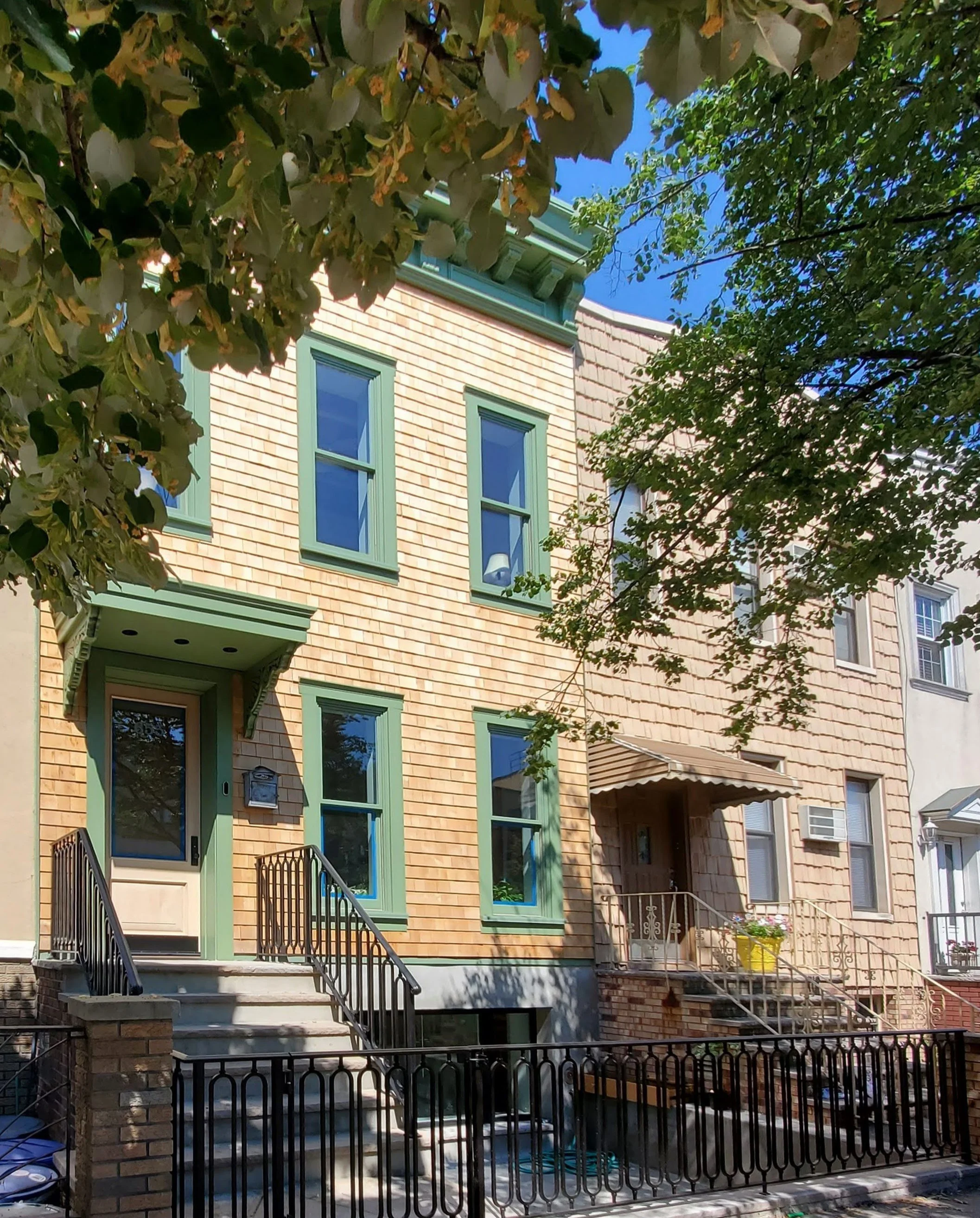 The front facade was completely redesigned, paying homage to the original early 20th-century design.