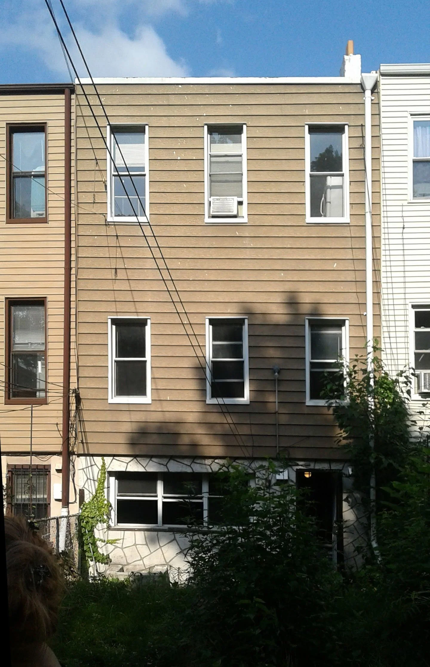 Back facade - Before