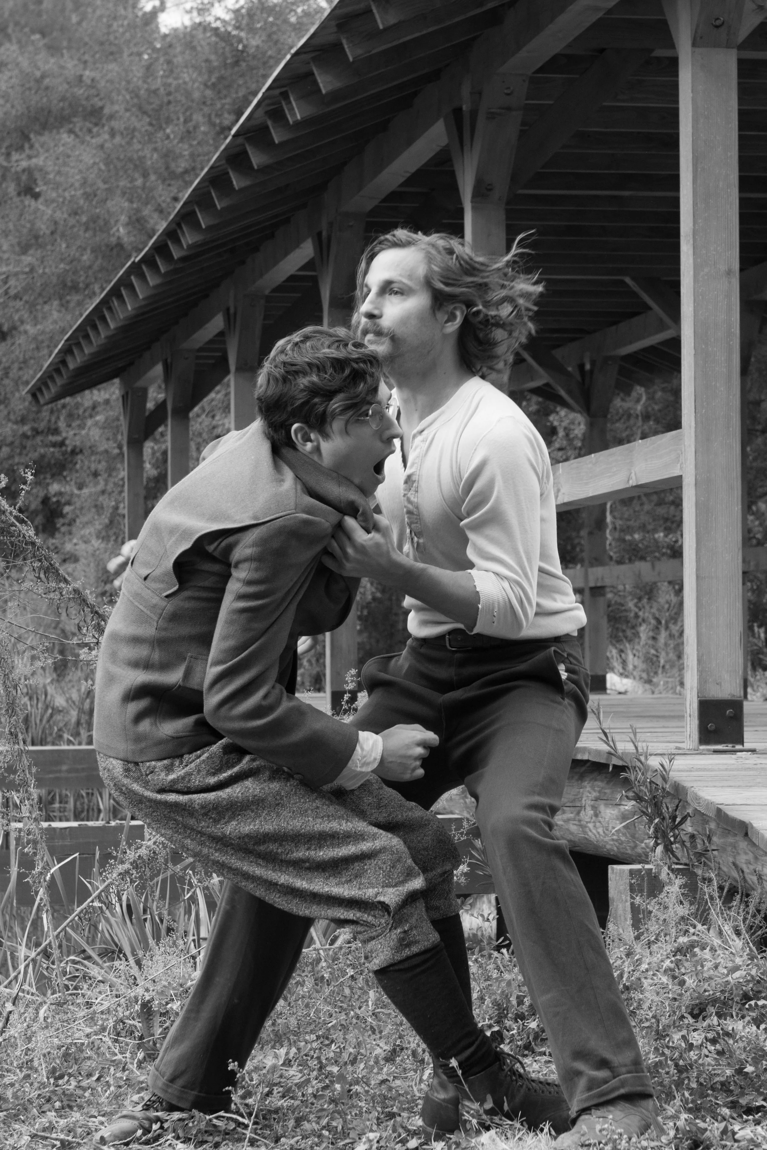  JACOB LOEB AND LOGAN MARSHALL-GREEN IN THE SOUND AND THE FURY 