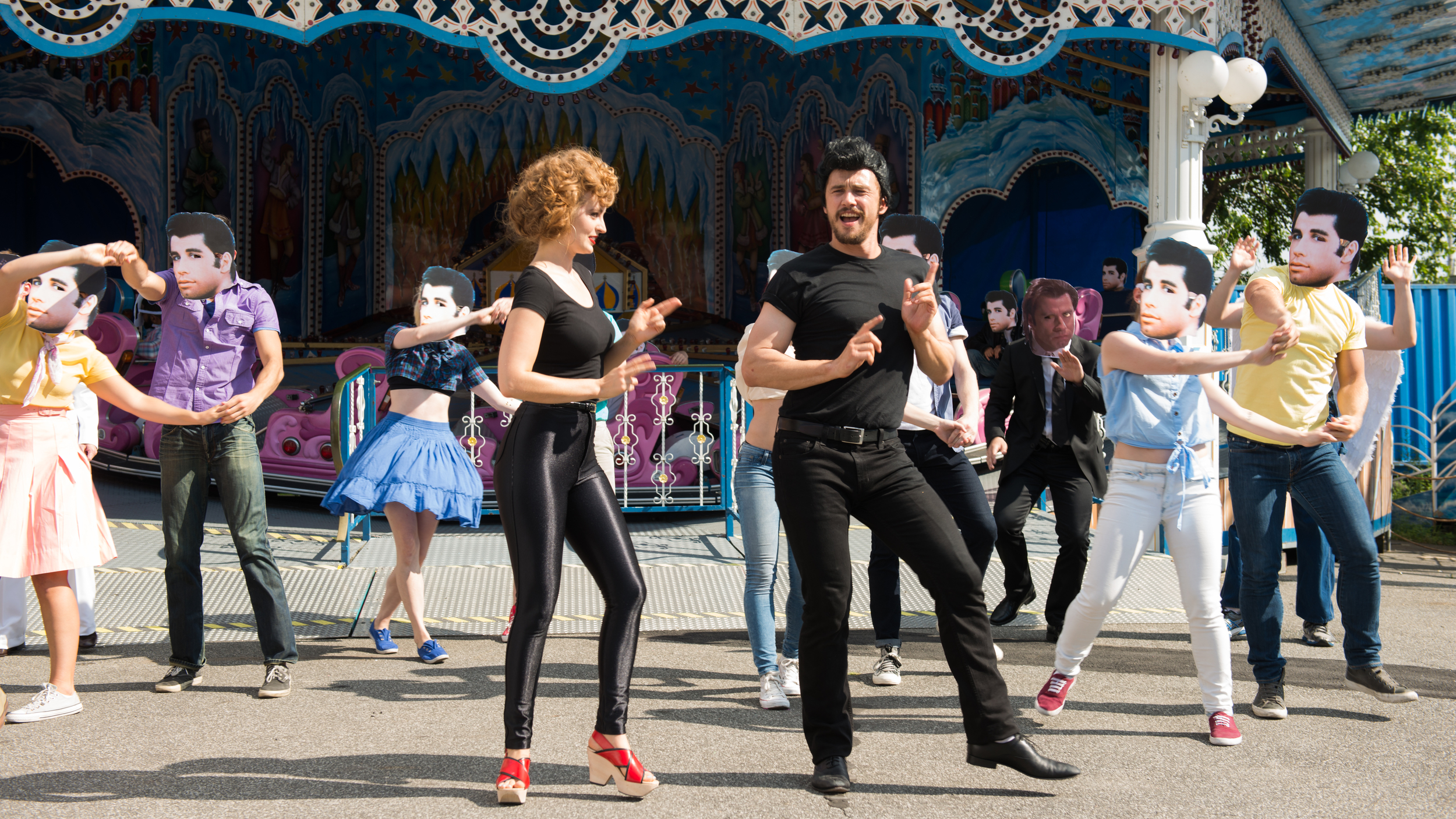  AHNA O'REILLY AND JAMES FRANCO IN MAKING A SCENE 