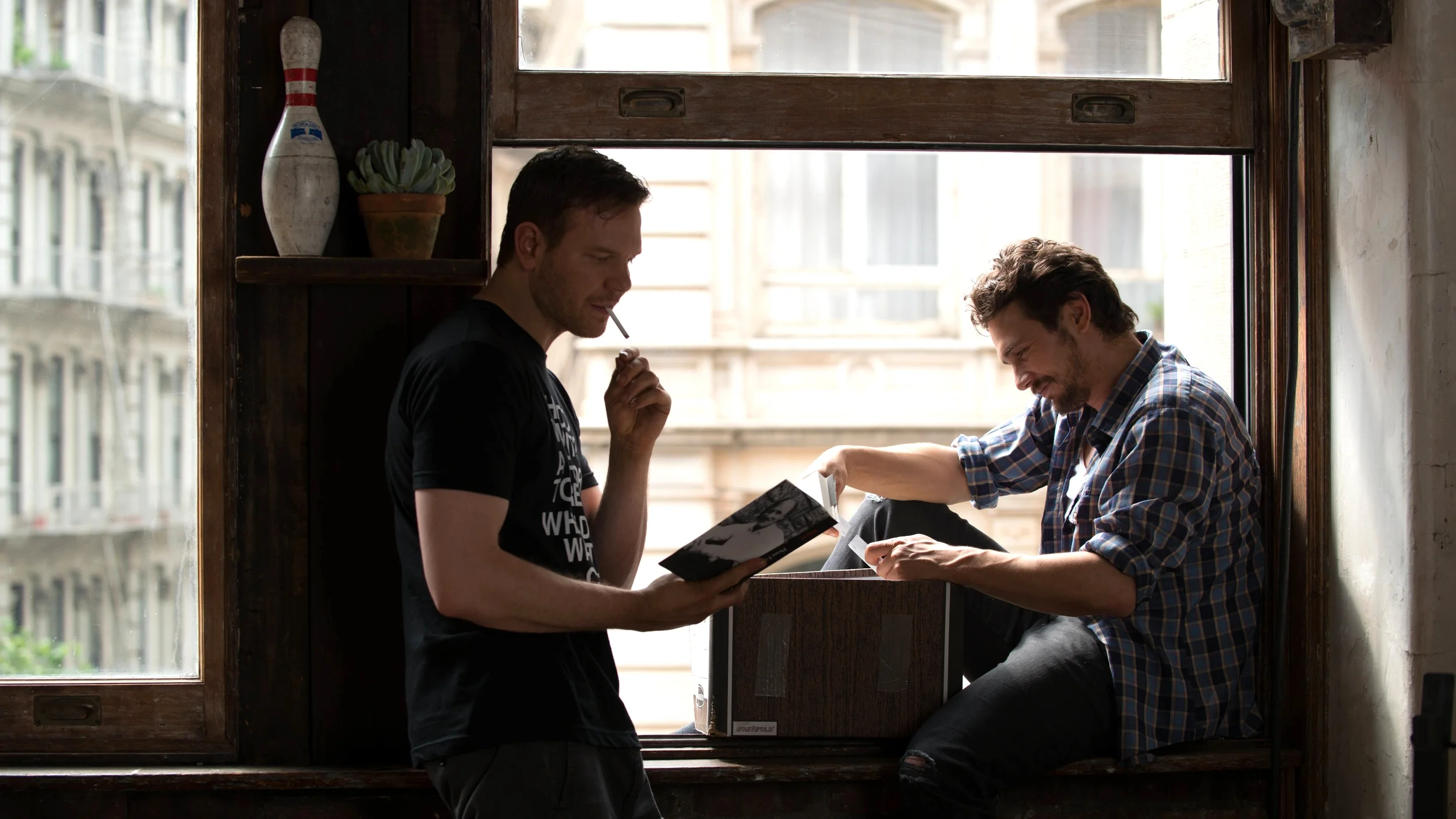  JIM PARRACK AND JAMES FRANCO IN THE ADDERALL DIARIES 