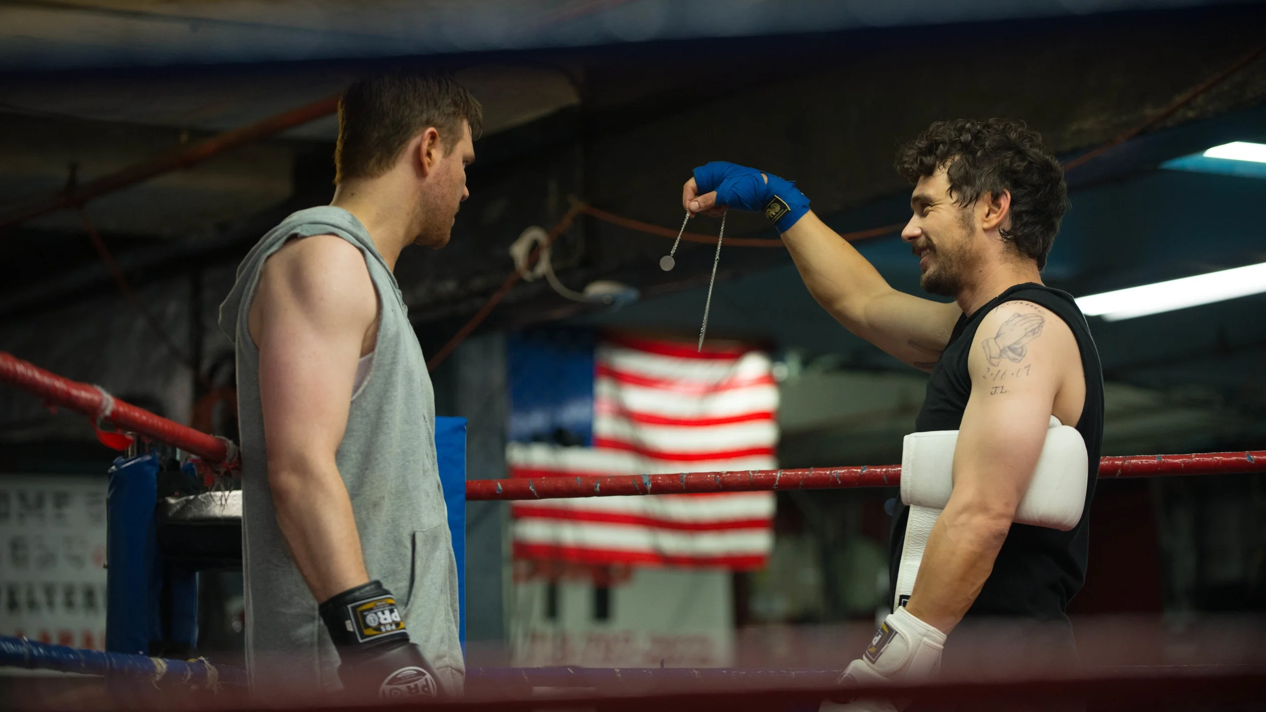  JIM PARRACK AND JAMES FRANCO IN THE ADDERALL DIARIES 