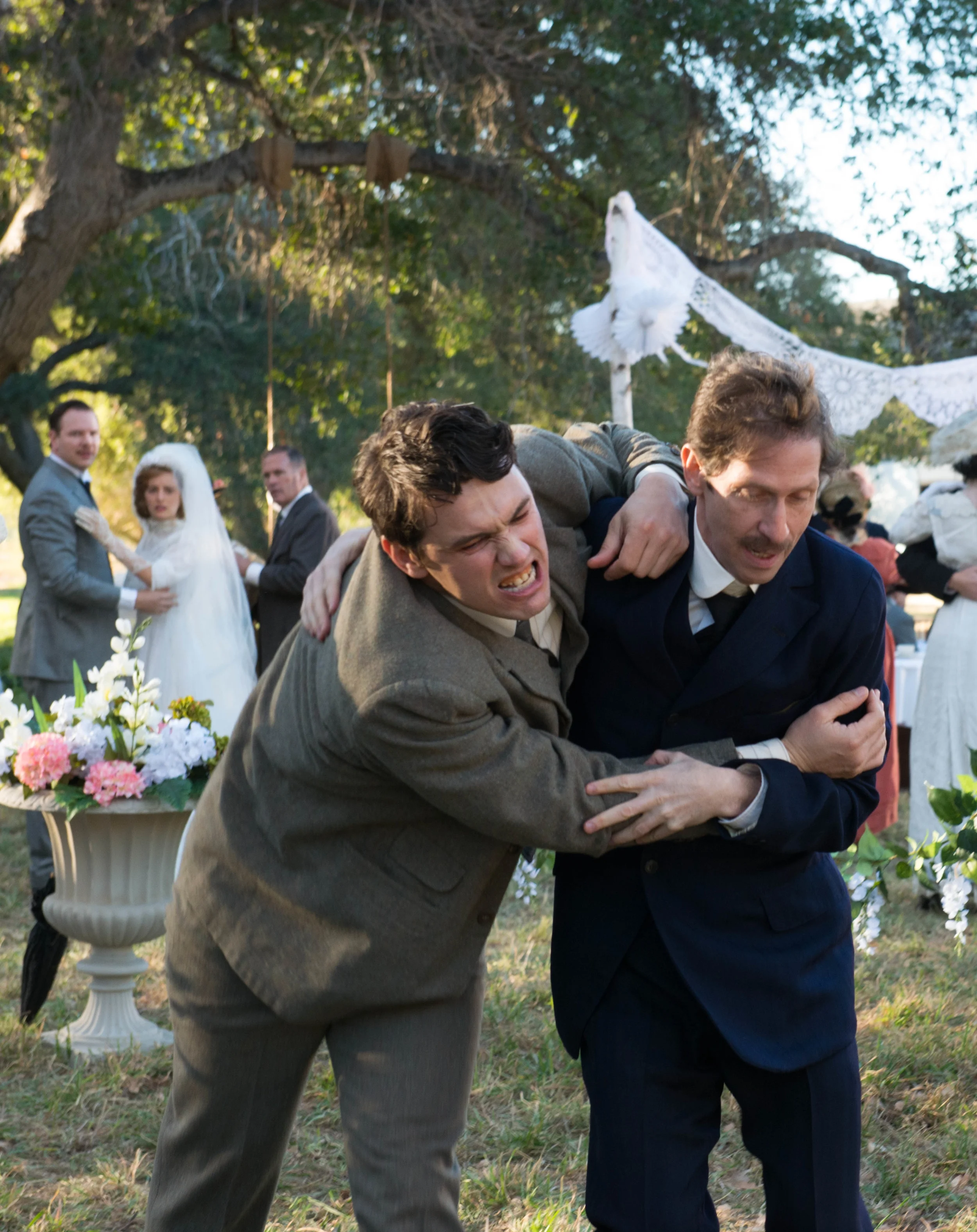  JAMES FRANCO AND TIM BLAKE NELSON IN THE SOUND AND THE FURY 