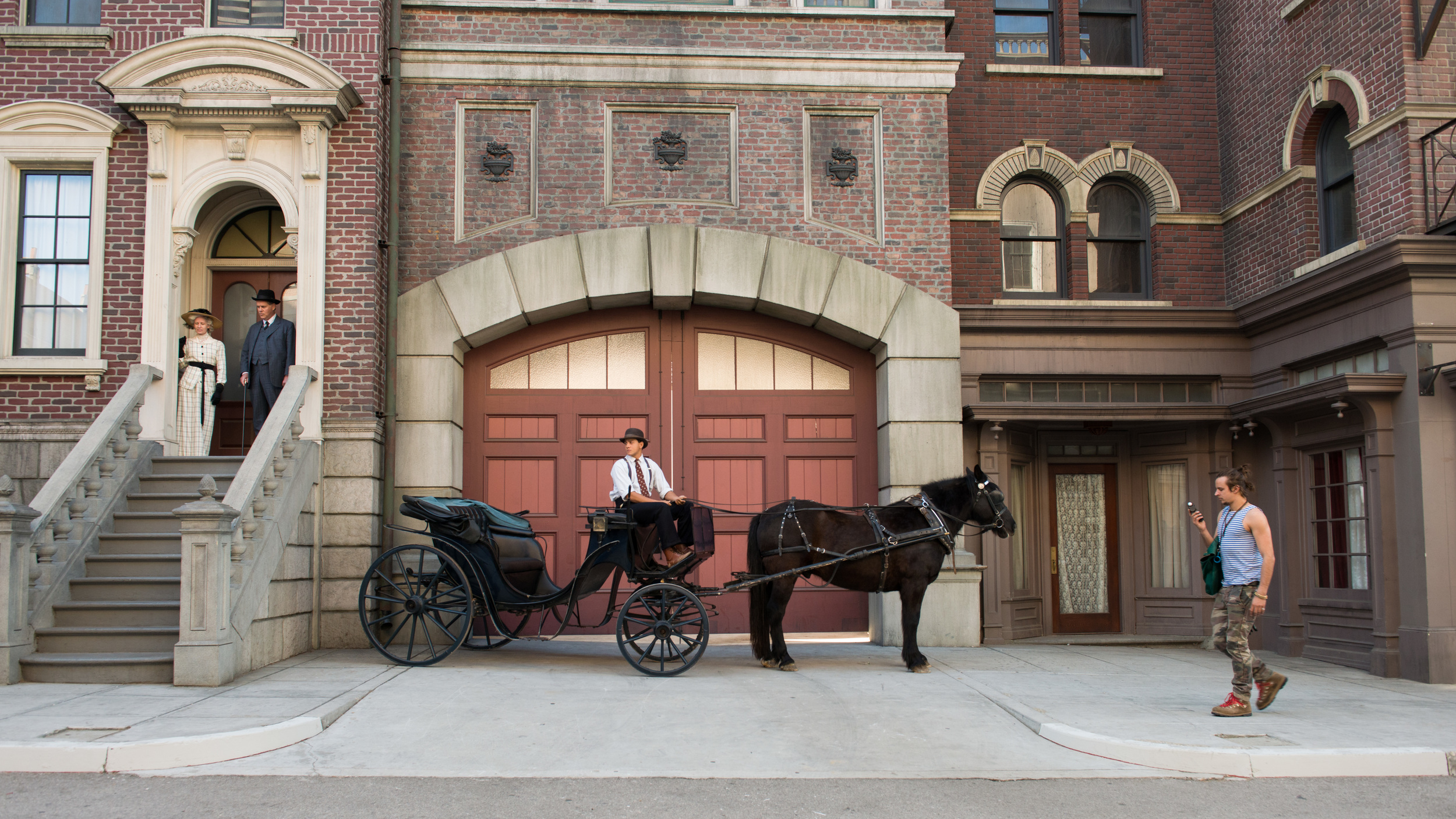  ON SET ON THE SOUND AND THE FURY IN LOS ANGELES, CA 