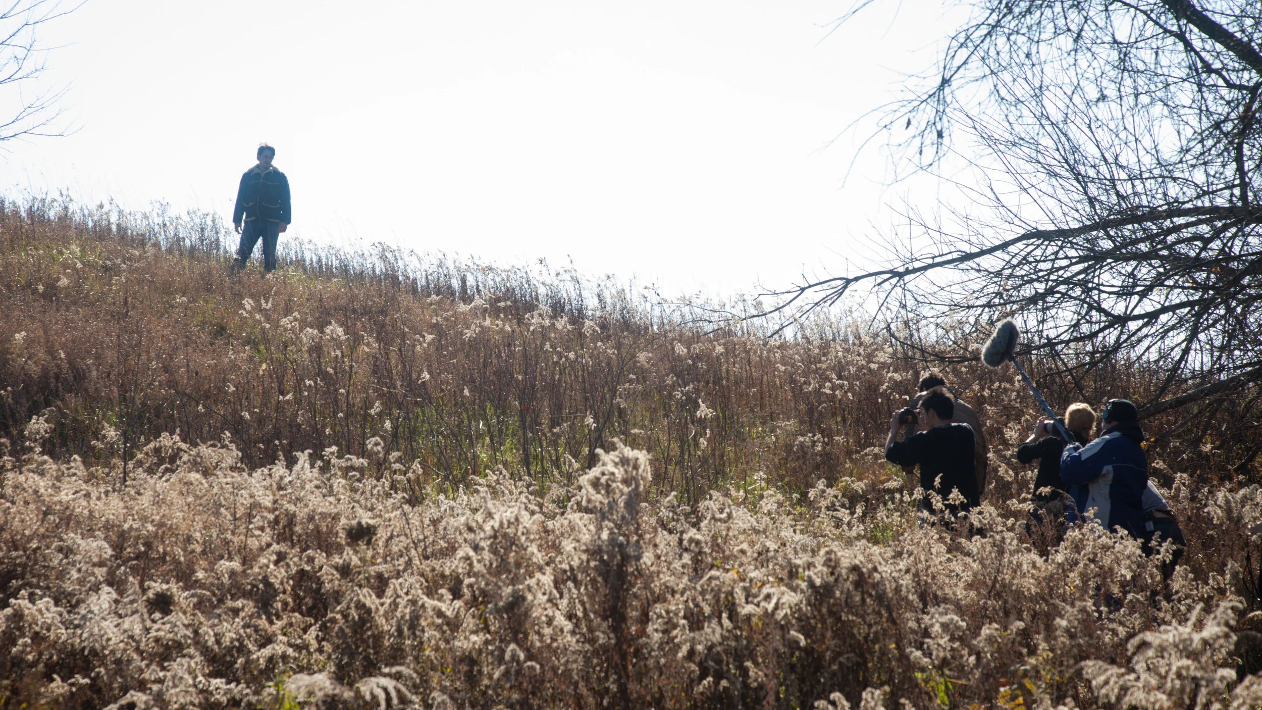  ON THE SET OF THE COLOR OF TIME IN DETROIT, MI 