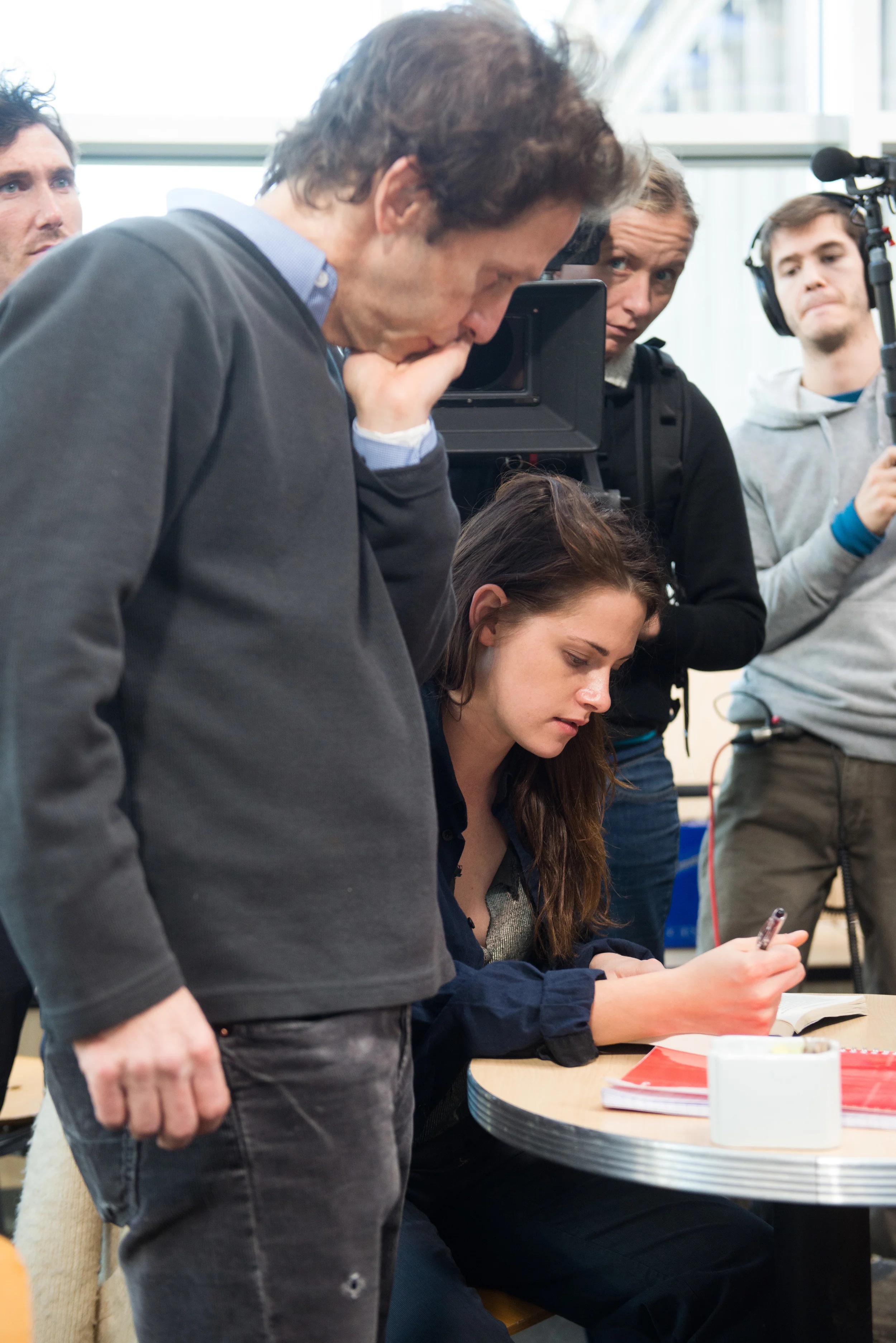 DIRECTOR TIM BLAKE NELSON AND KRISTEN STEWART ON ANESTHESIA 