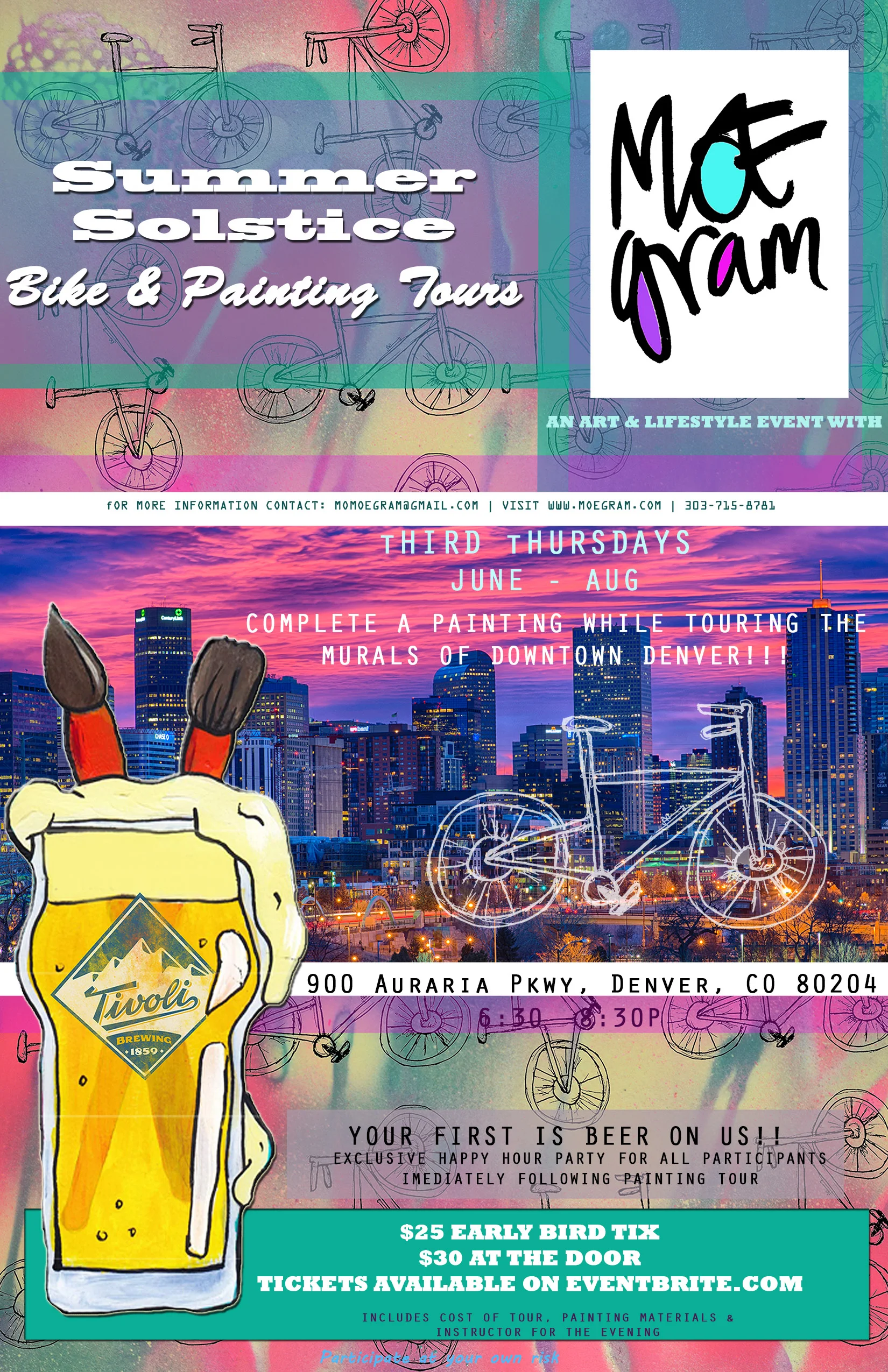 Summer Solstice Bike & Painting Tours