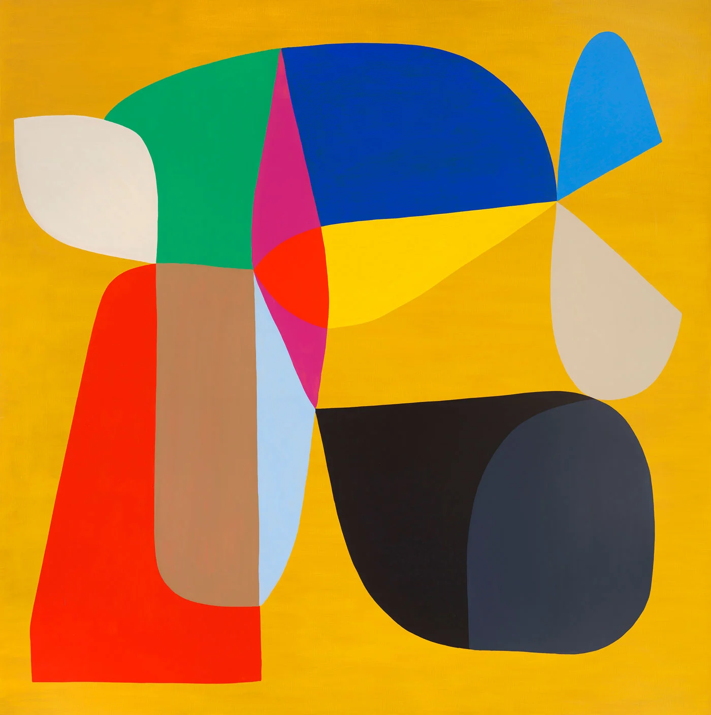 Unsquare Dance 200 x 200cm Oil on linen 2014