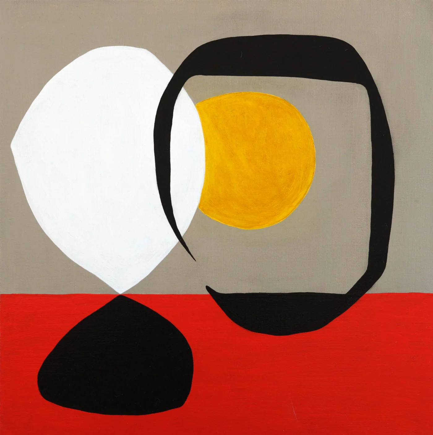 Separating the yoke 61 x 61cm Oil on linen 2008