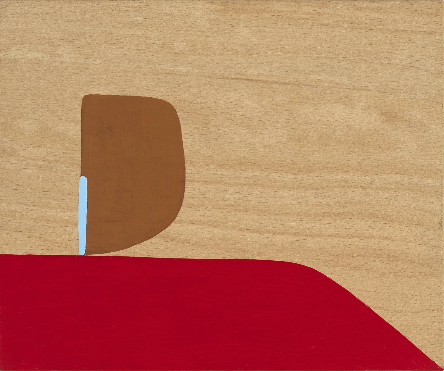 Monolith 25 x 30cm Oil on primed wood 2014