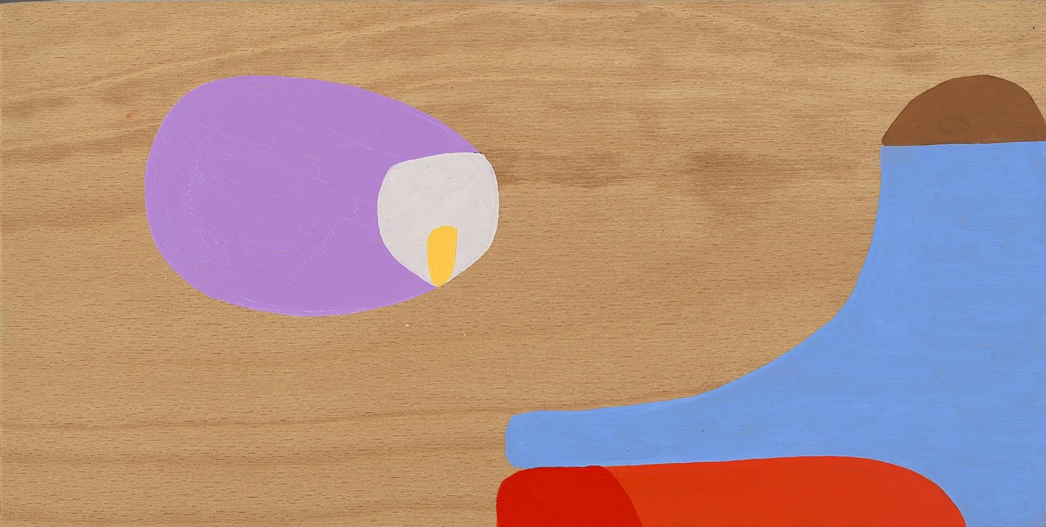 Looking For A Soft Landing 15 x 30cm Oil on primed wood 2014