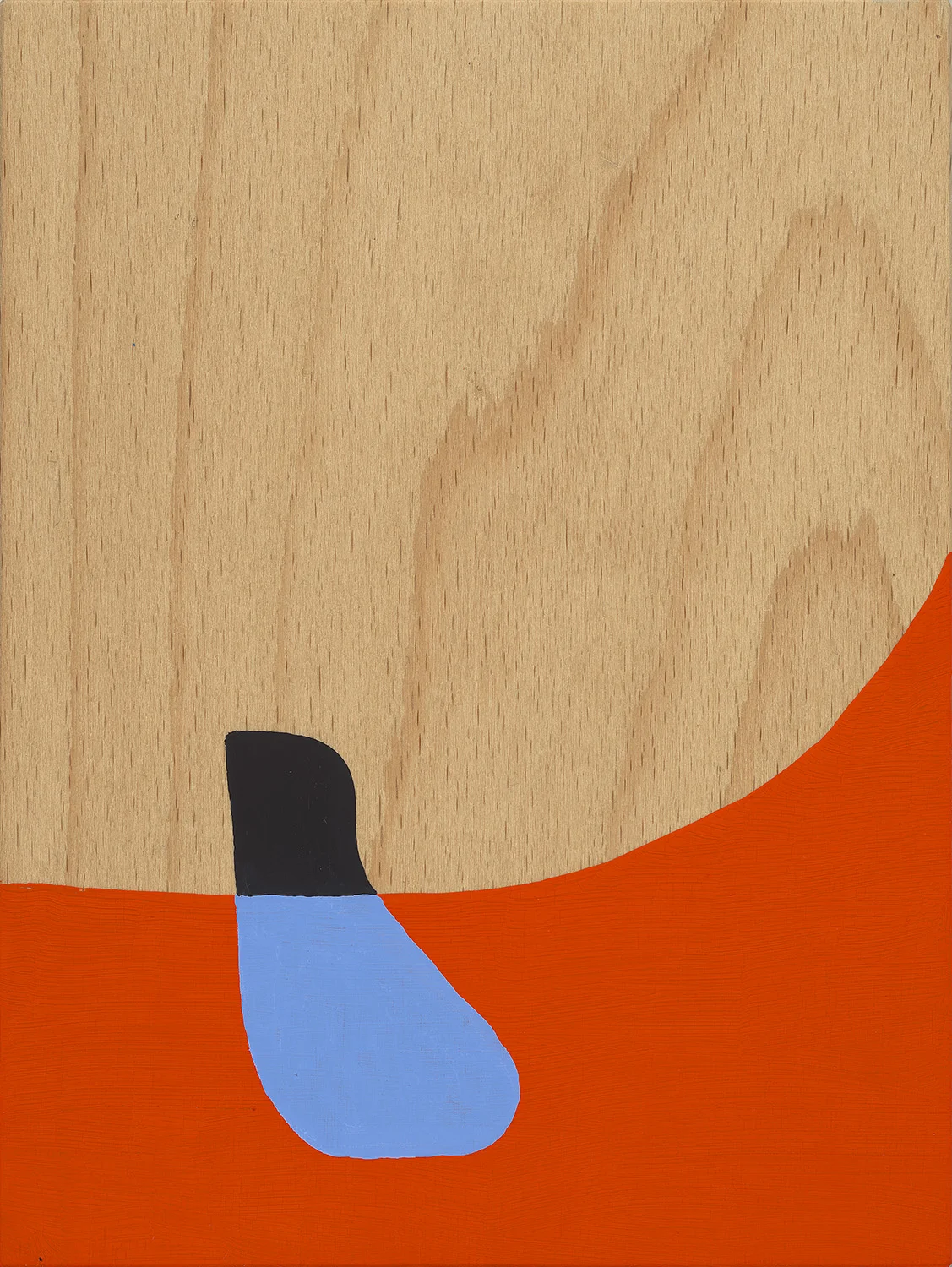 Fin 20 x 15cm Oil on primed wood 2014