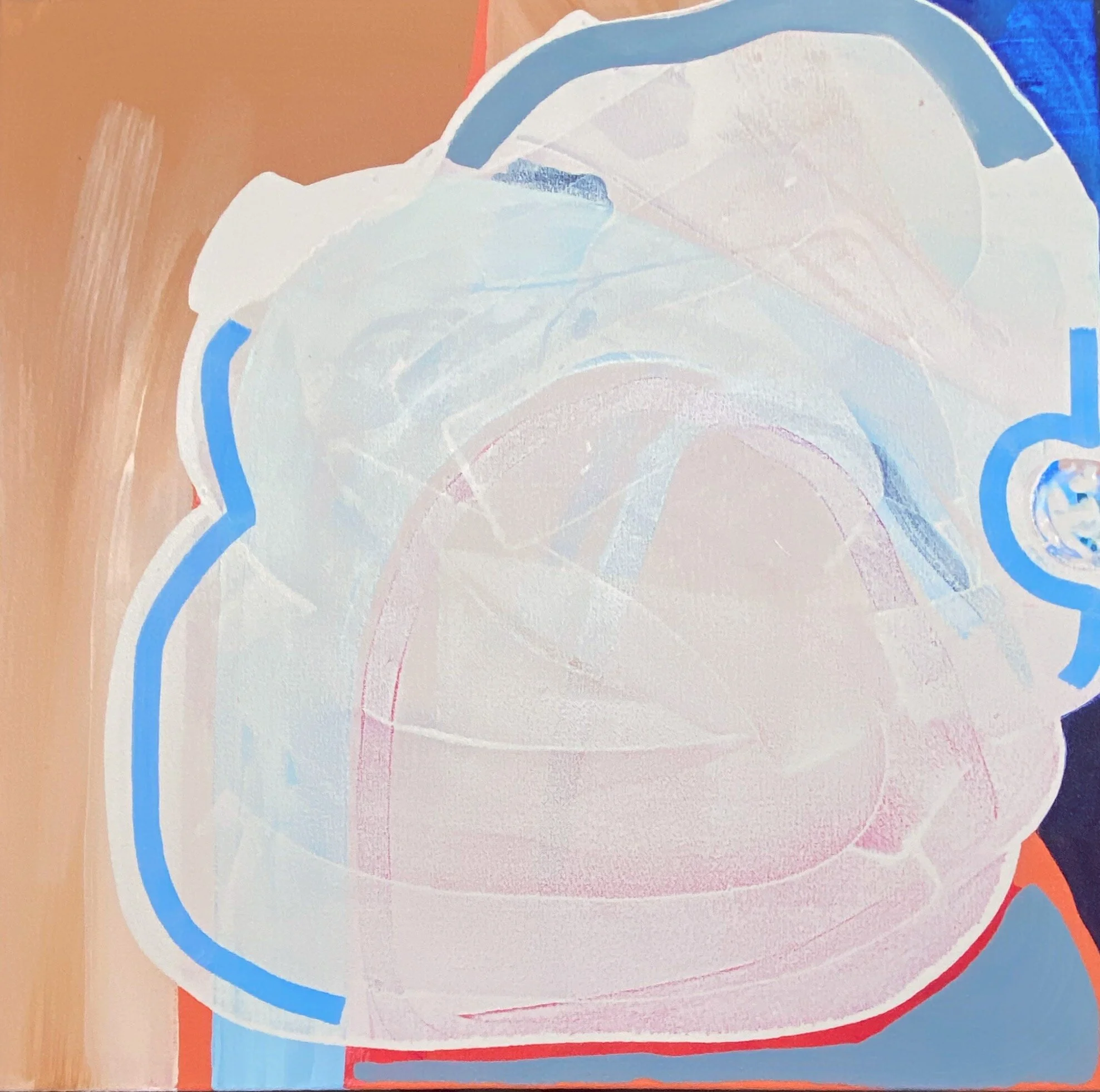 Loosen up, Baby, 24x24, mixed media on canvas