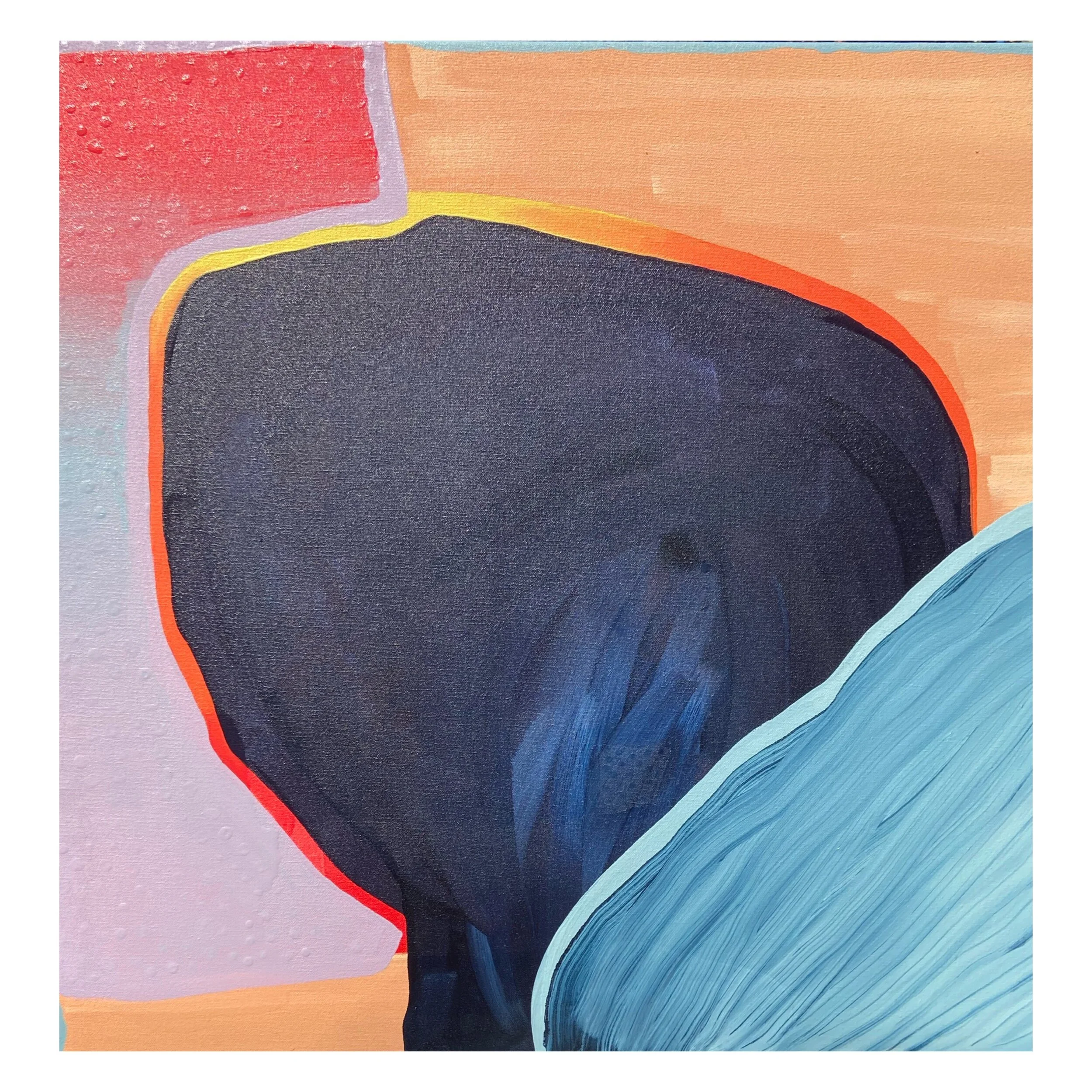 A Fantasy Without a Face, 2020 | 24x24, mixed media on canvas