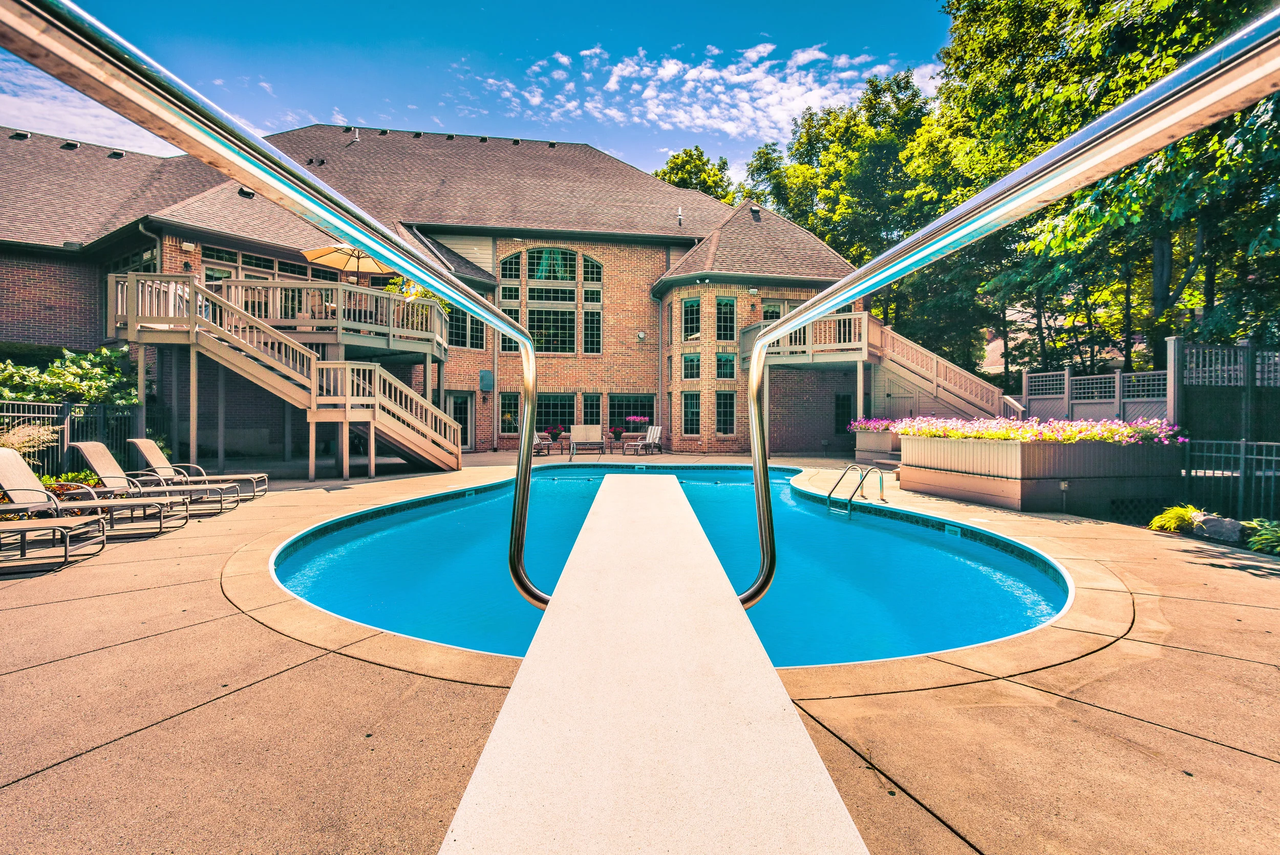 ST.BLANC.STUDIOS Commercial Real Estate Photography, Exterior Pool