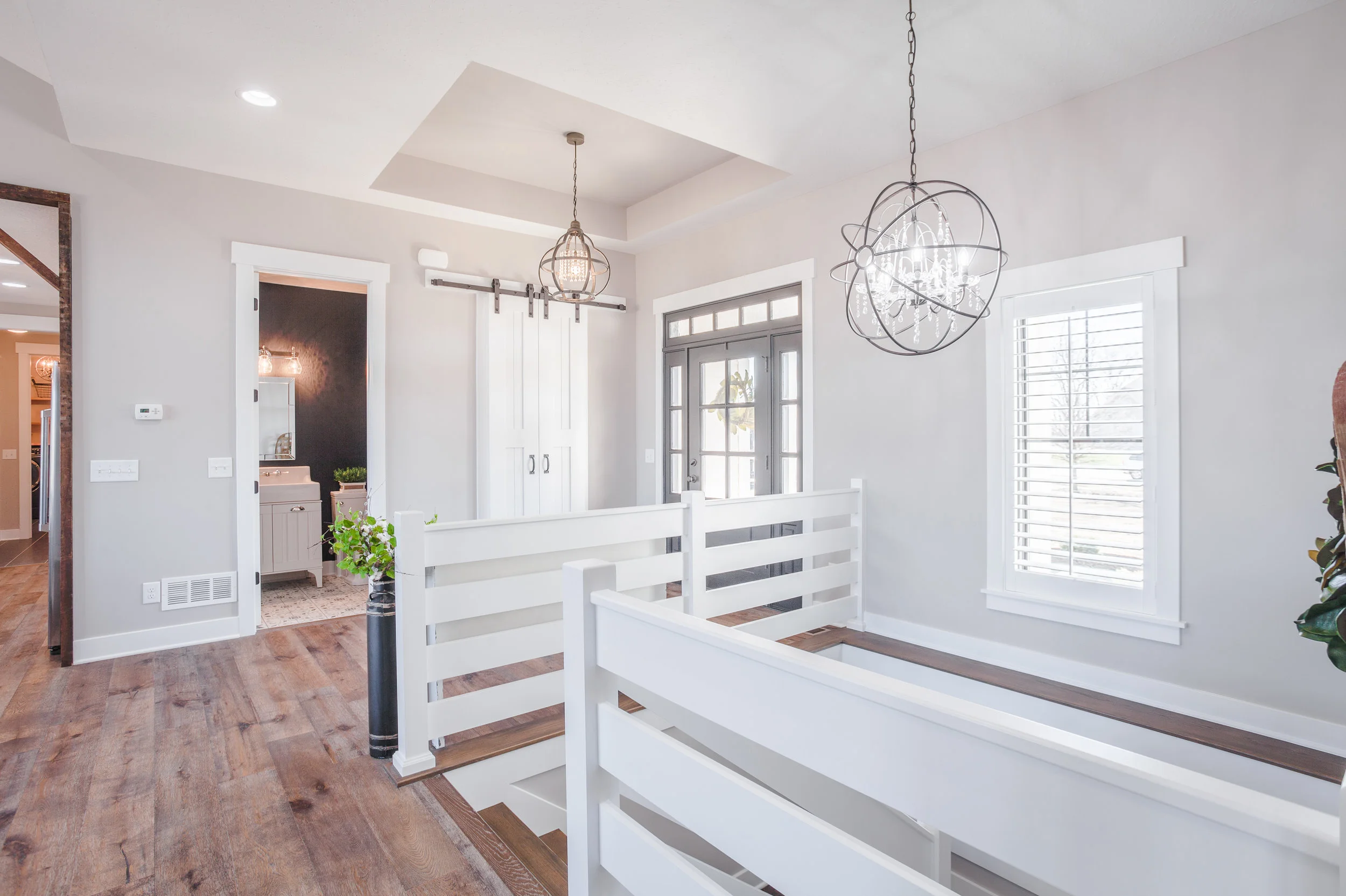 ST.BLANC.STUDIOS Commercial Real Estate Photography, Custom Build Home Foyer