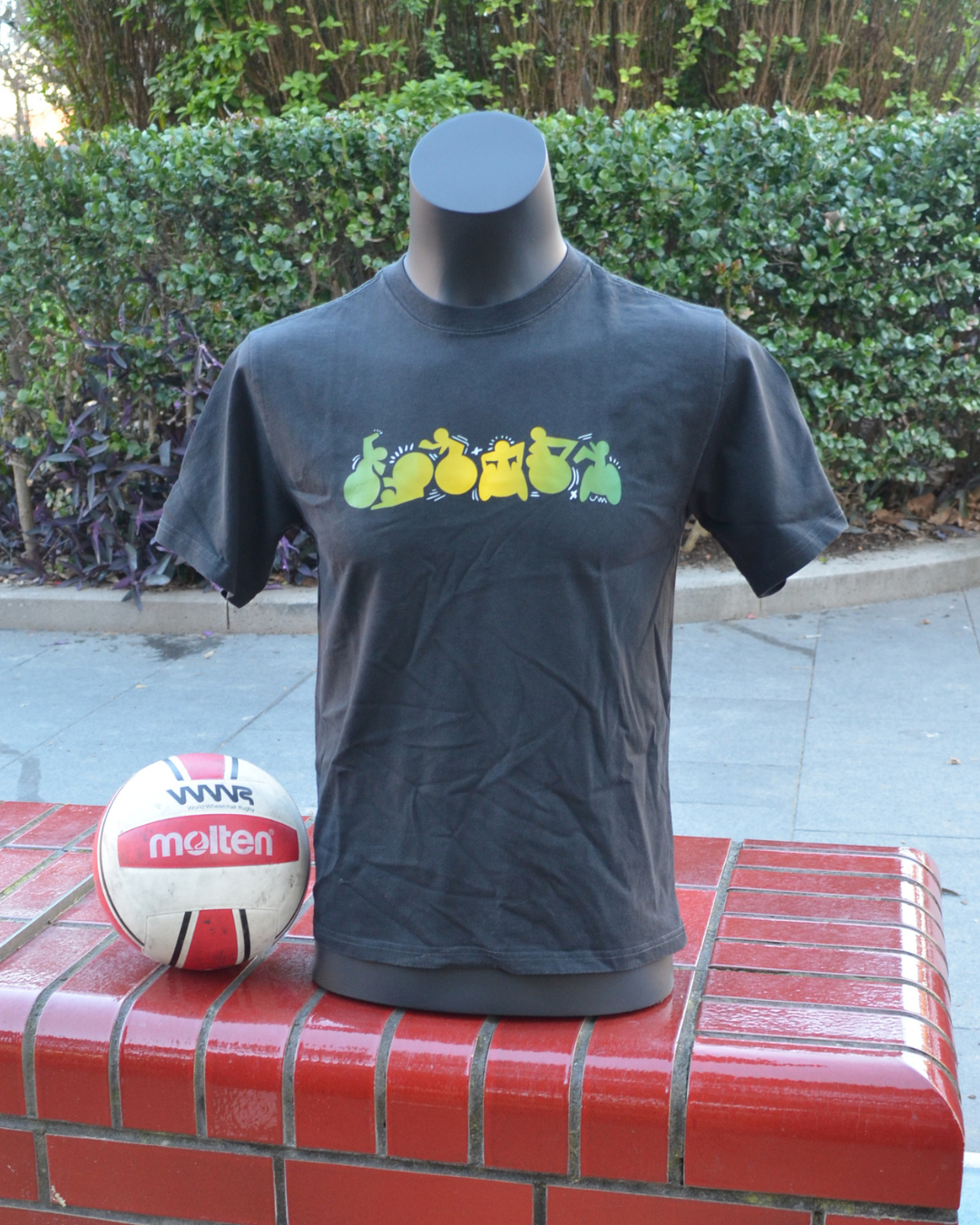 Athlete Silhouette Tee - Charcoal.png
