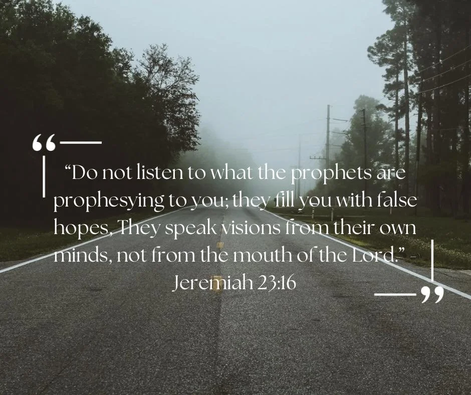 &ldquo;Do not listen to what the prophets are prophesying to you; they fill you with false hopes, They speak visions from their own minds, not from the mouth of the Lord.&rdquo; -Jeremiah 23:16

I&rsquo;ve never met a tarot reader who was totally at 
