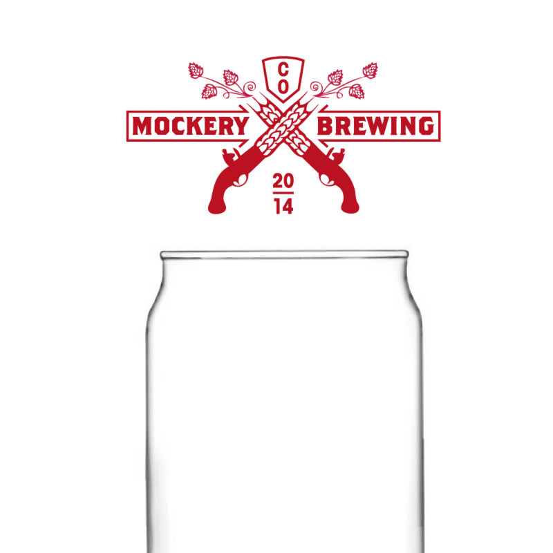 Design Your Own Beer Can Pint Glass @ Mockery Brewing