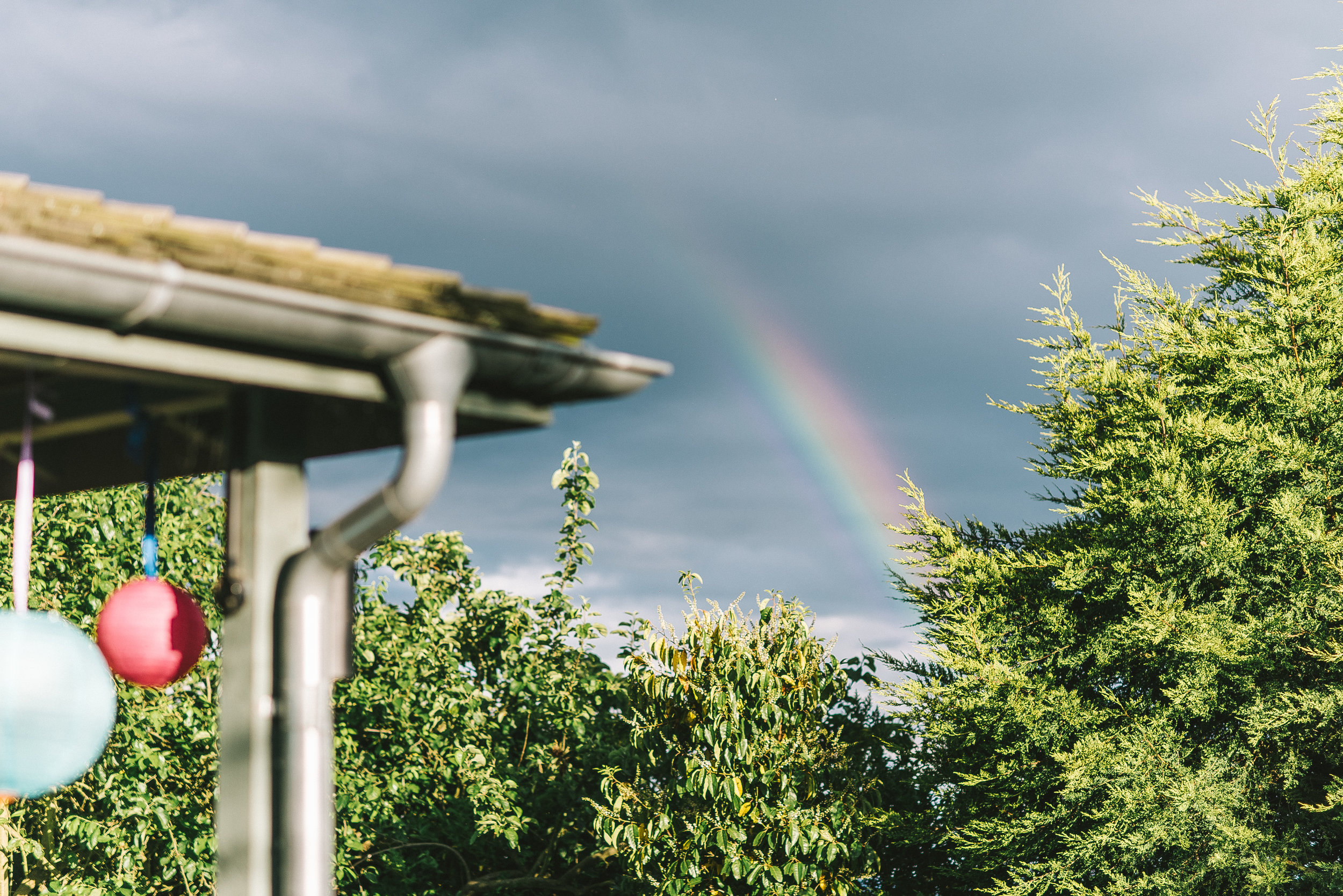 Summer House, rainbow