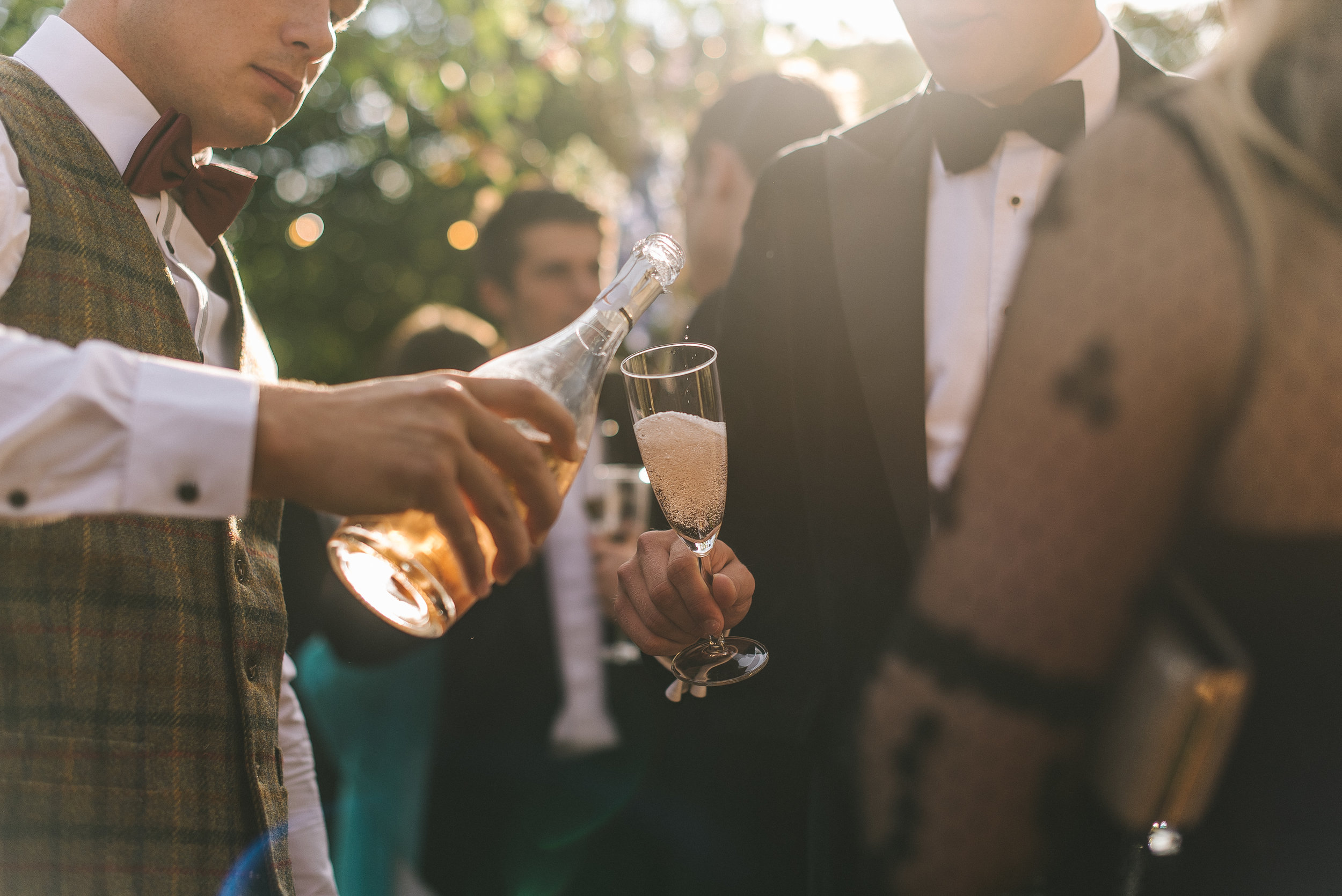 Champagne reception