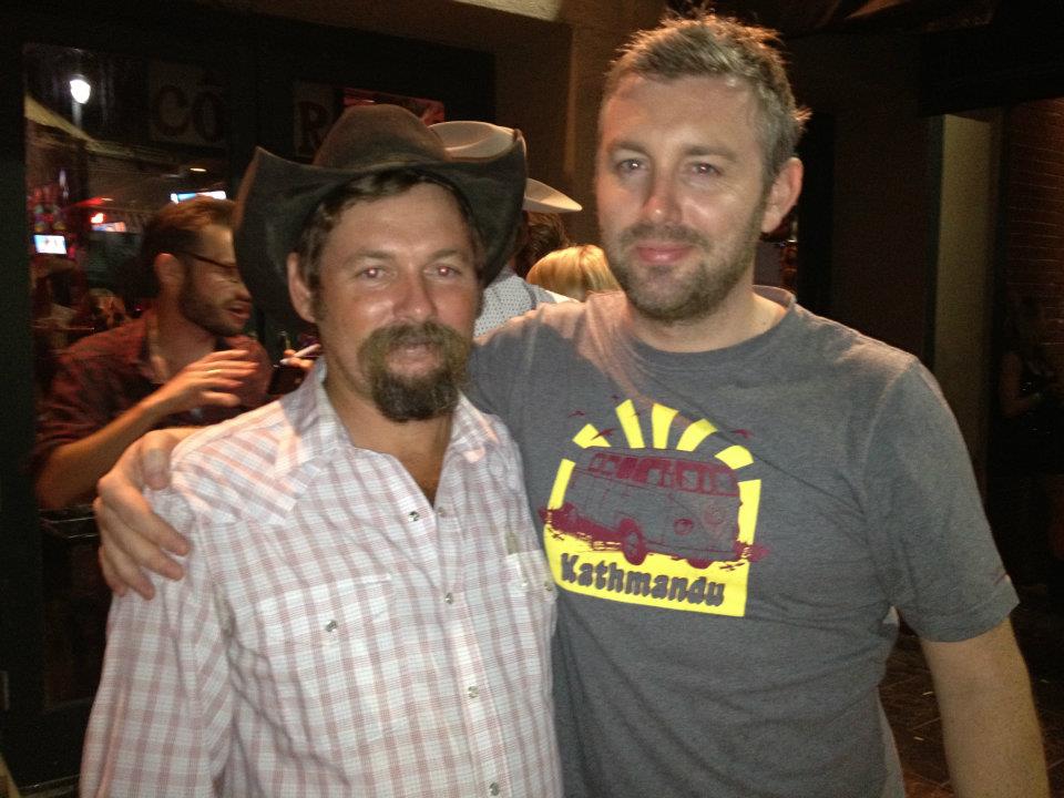 Actor Beau Smith and producer M J McMahon