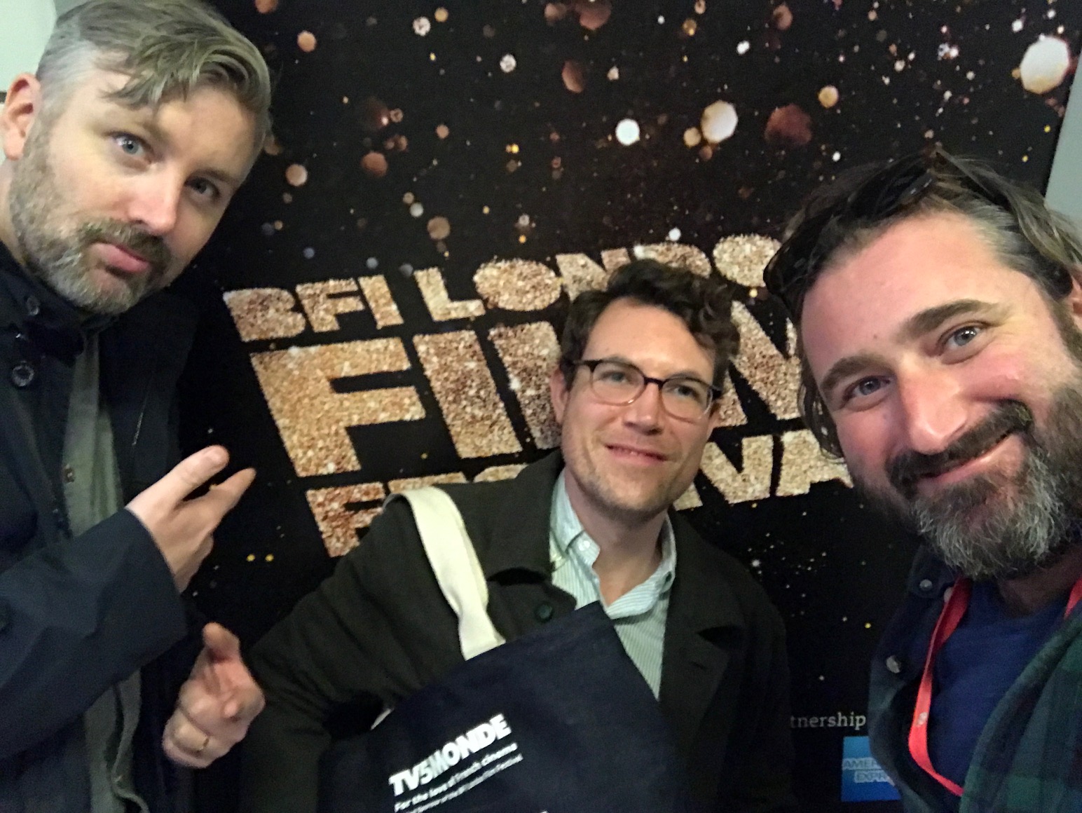 Producers M J McMahon and Brian A. Hoffman with editor Alec Rossiter 
