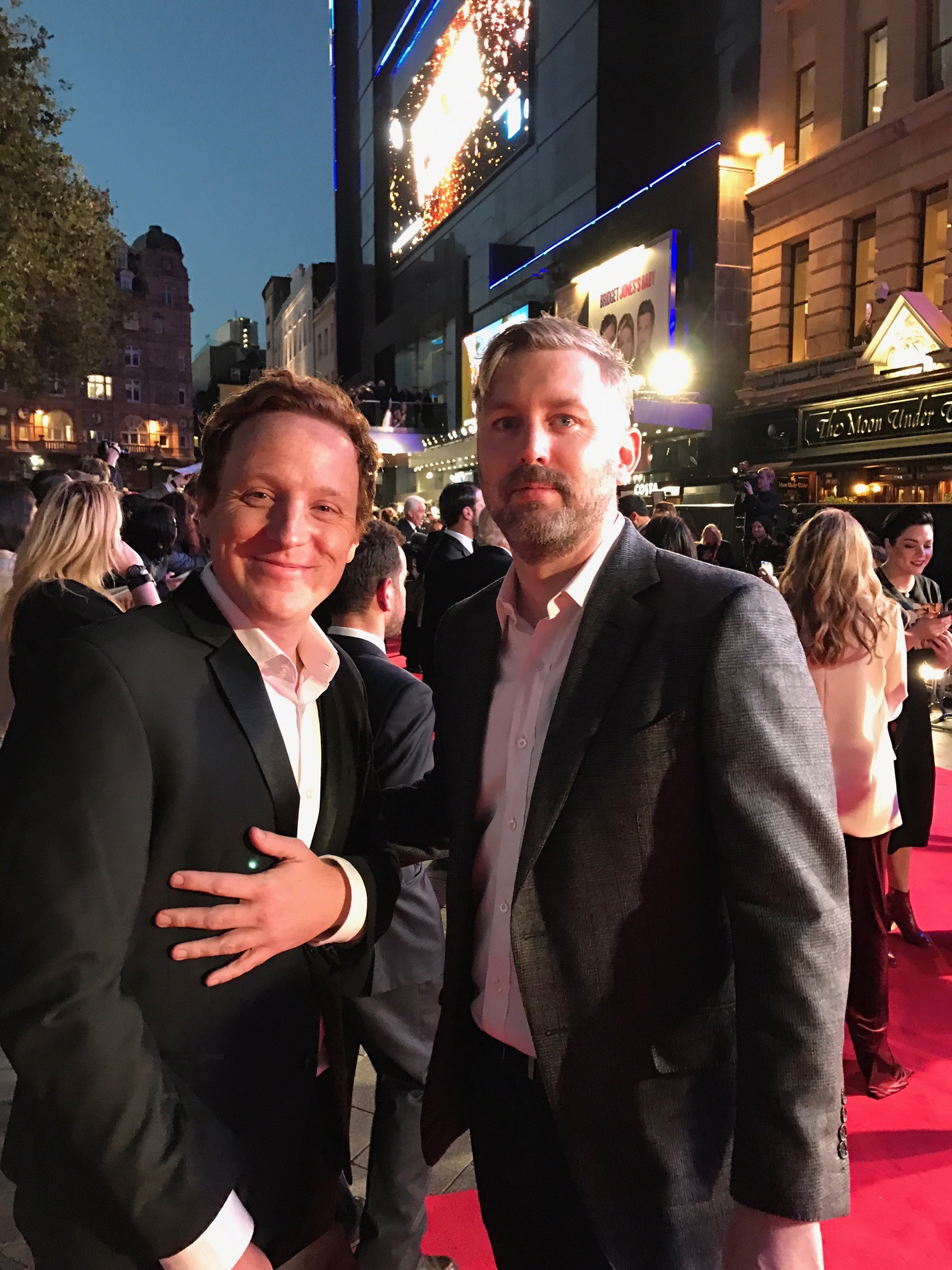 Director Matthew Jones and producer M J McMahon