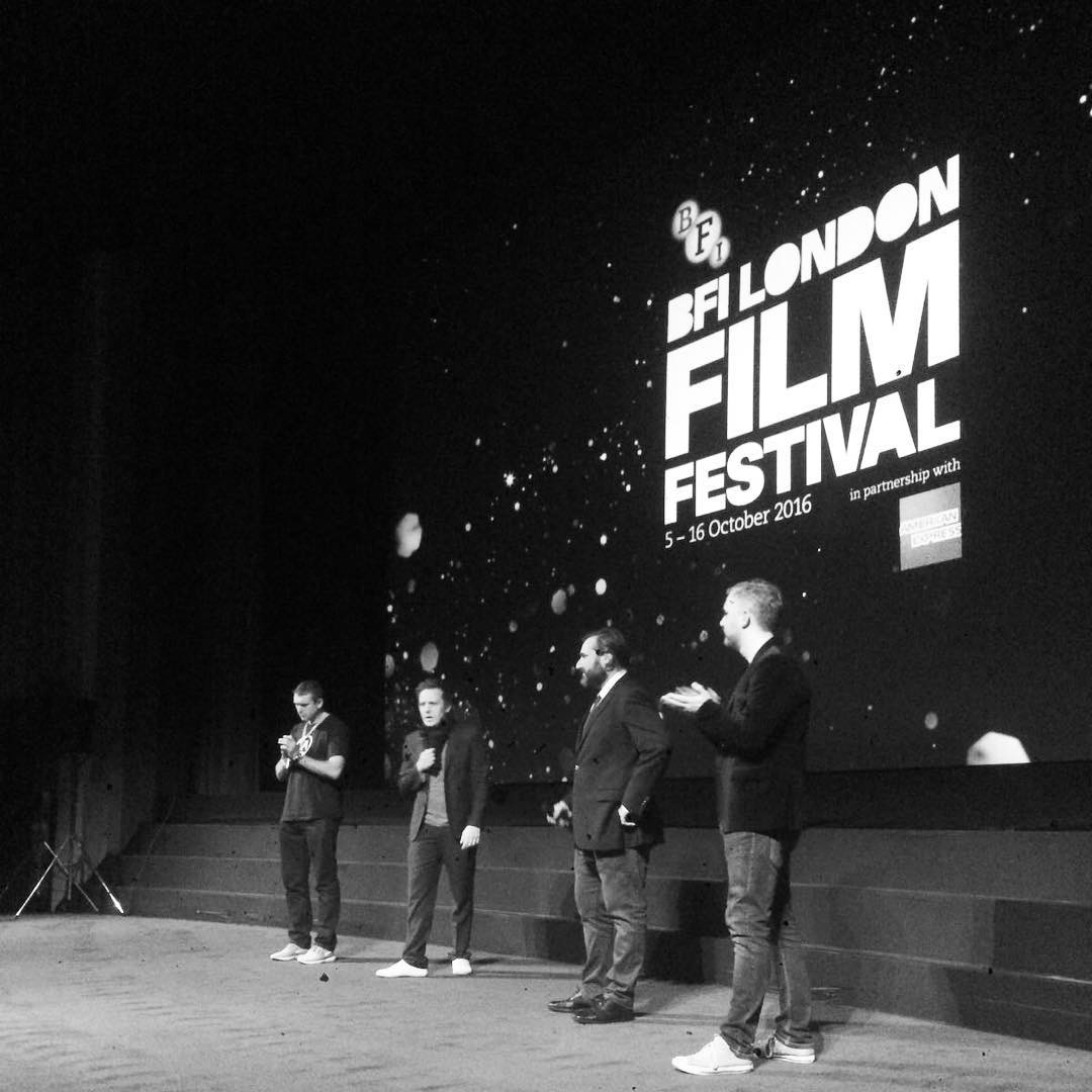 BFI Head Programmer Staurt Brown, director Matthew Jones and producers Brian A. Hoffman and M J McMahon