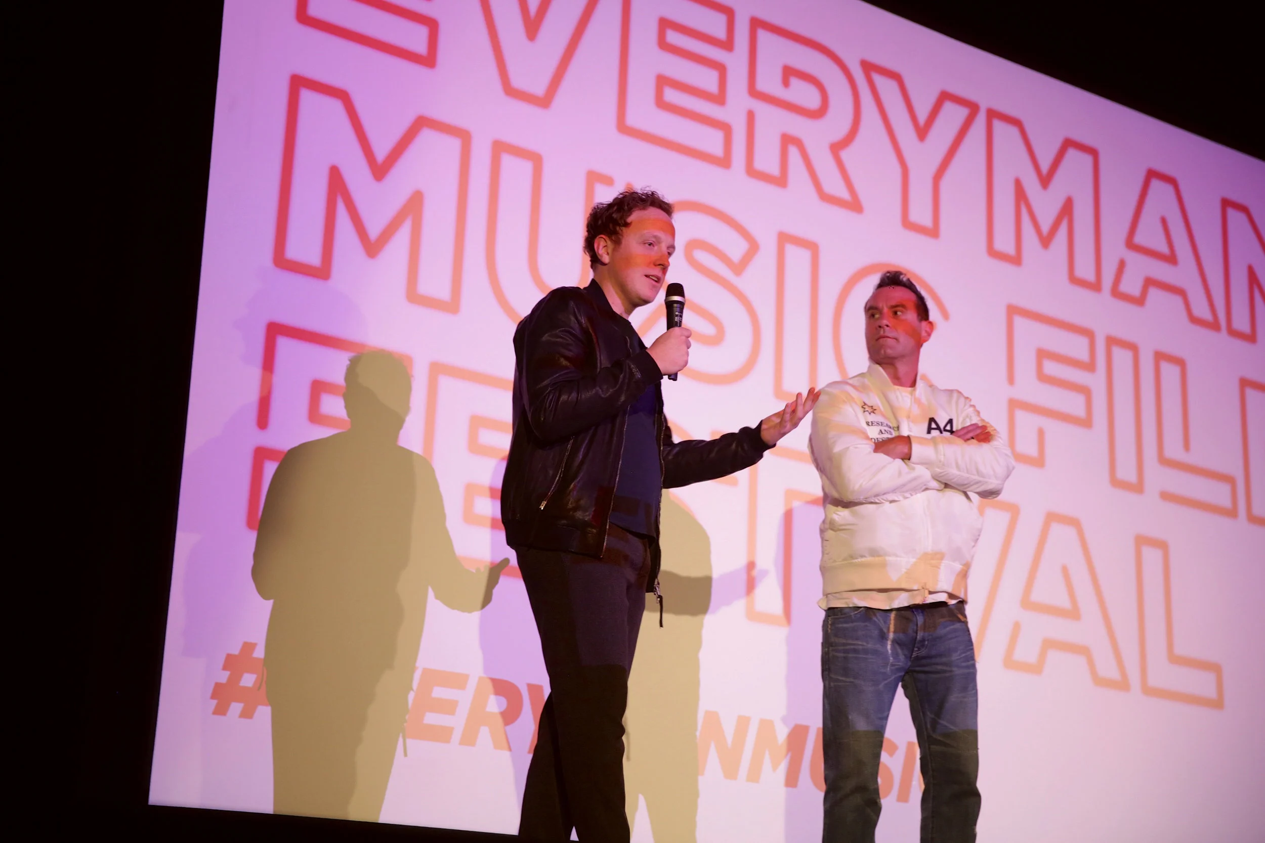 Director Matthew Jones and James Lavelle 