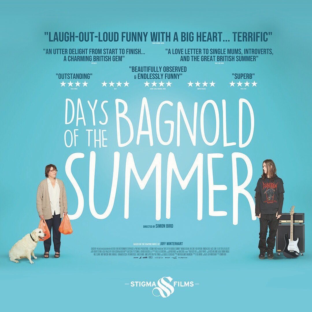 Days of The Bagnold Summer by @stigmafilmsuk directed by Simon Bird is out now on digital streaming platforms. Very proud to be part of this project. Title Design and Edit Facilities by Capture. 
Watch the film now on BFI Player, Amazon Prime, Apple 