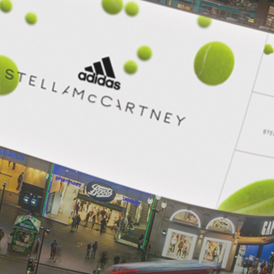 Adidas x Stella McCartney - Motion billboards for the Wimbledon Summer 2019 Campaign.
&mdash;
- 3D Design &amp; Animation
- Motion Design
- Compositing
- 18x diff&eacute;rent files in multiple codecs

#capture 
CLIENT: @studio__rm