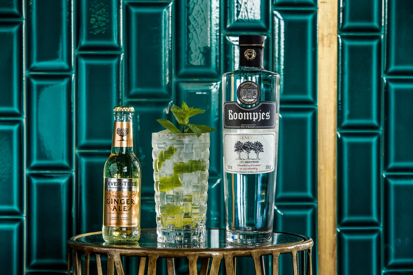 Introducing The Bogi - Boompjes genever mixed with refreshing ginger ale, mint leaves and a slice of lime. Inspired from the Dutch "borrel", a typical Dutch thing, and as the dictionary would say - an informal social gathering, usually done after work.&nbsp;