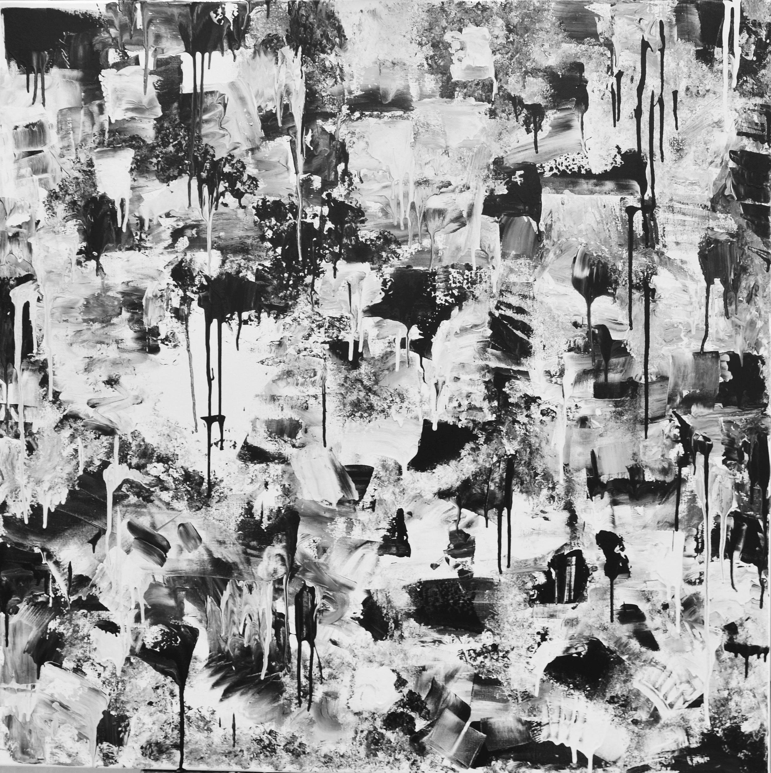 Variation (Acrylic on Canvas, 100x 100 cm)