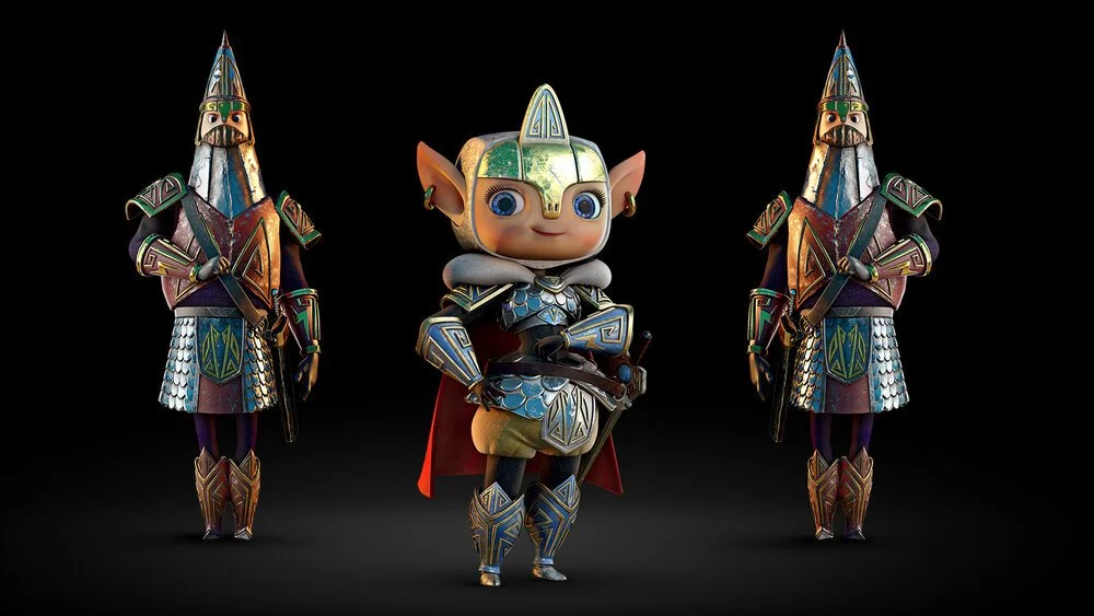 VR 3D characters