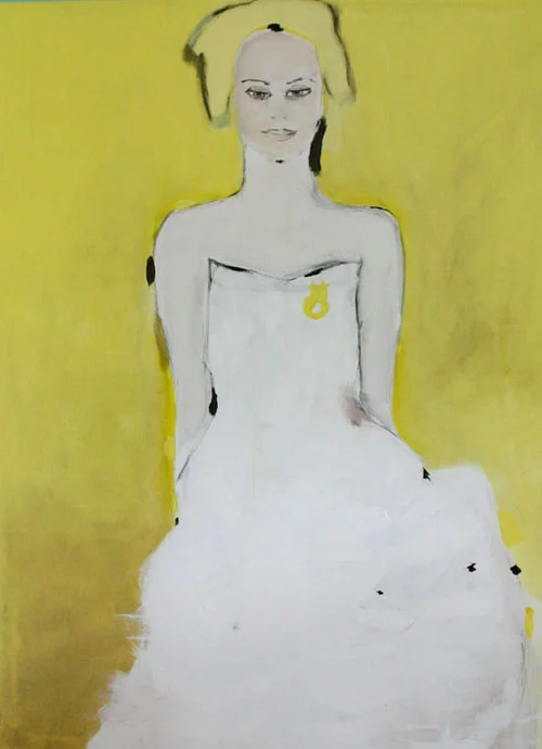 Her Father Has Told Her To Go. Acrylic on Canvas. 110x200 cm. PE: Stein Vanebo, Trondheim.