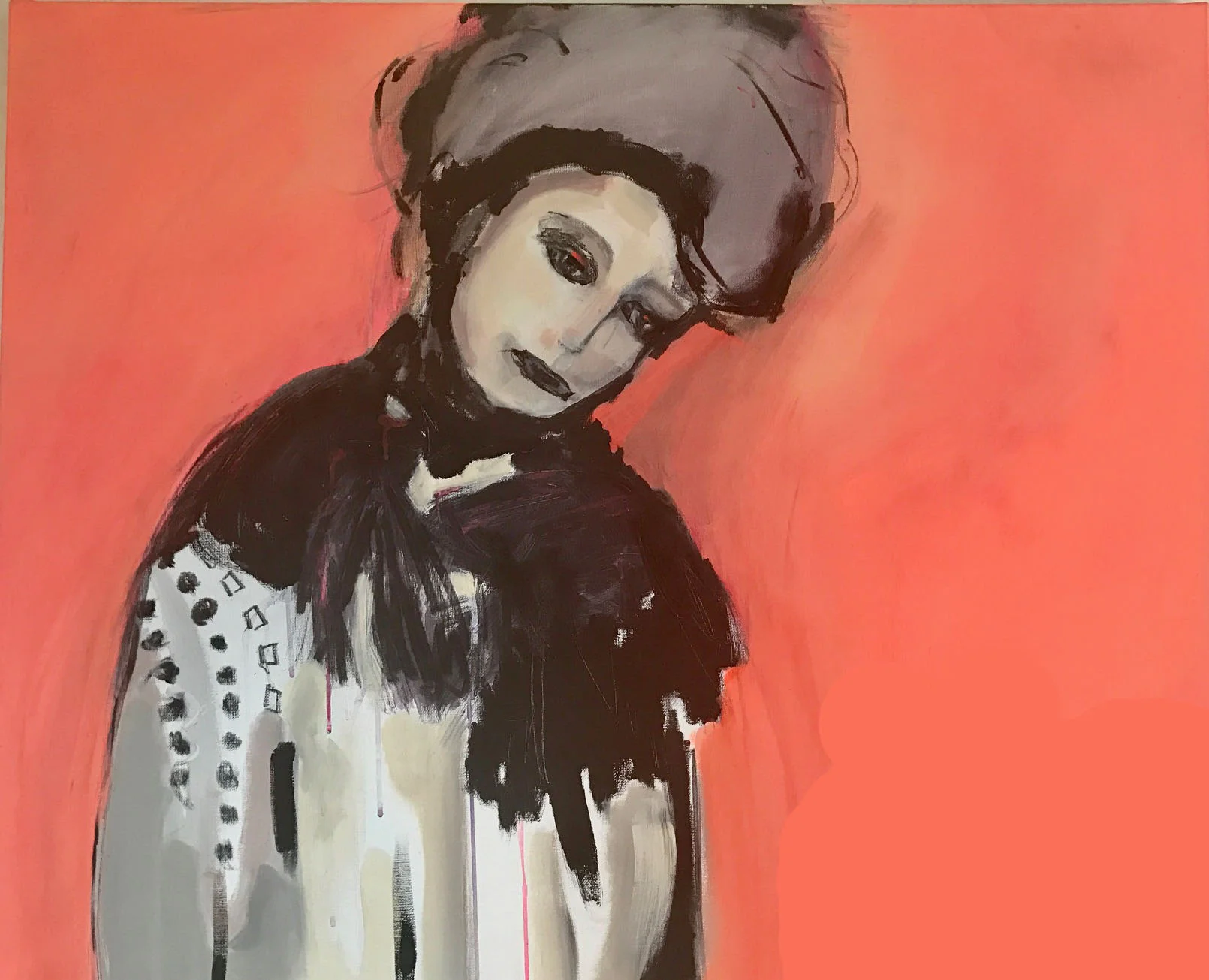 Bright Lights. 1x80 cm. Acryl on Canvas.