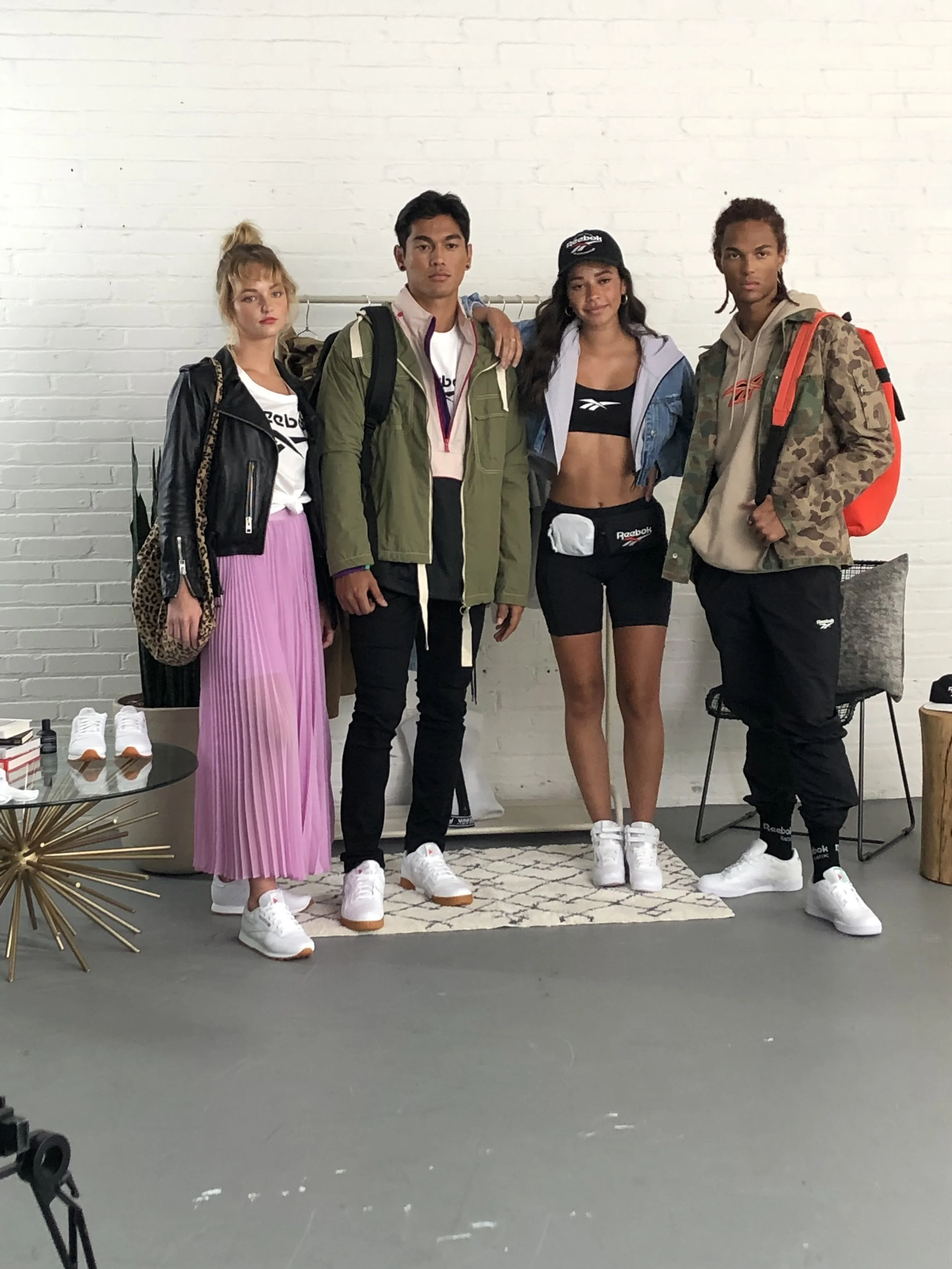 How to Style Reebok Classic White Leather Shoes