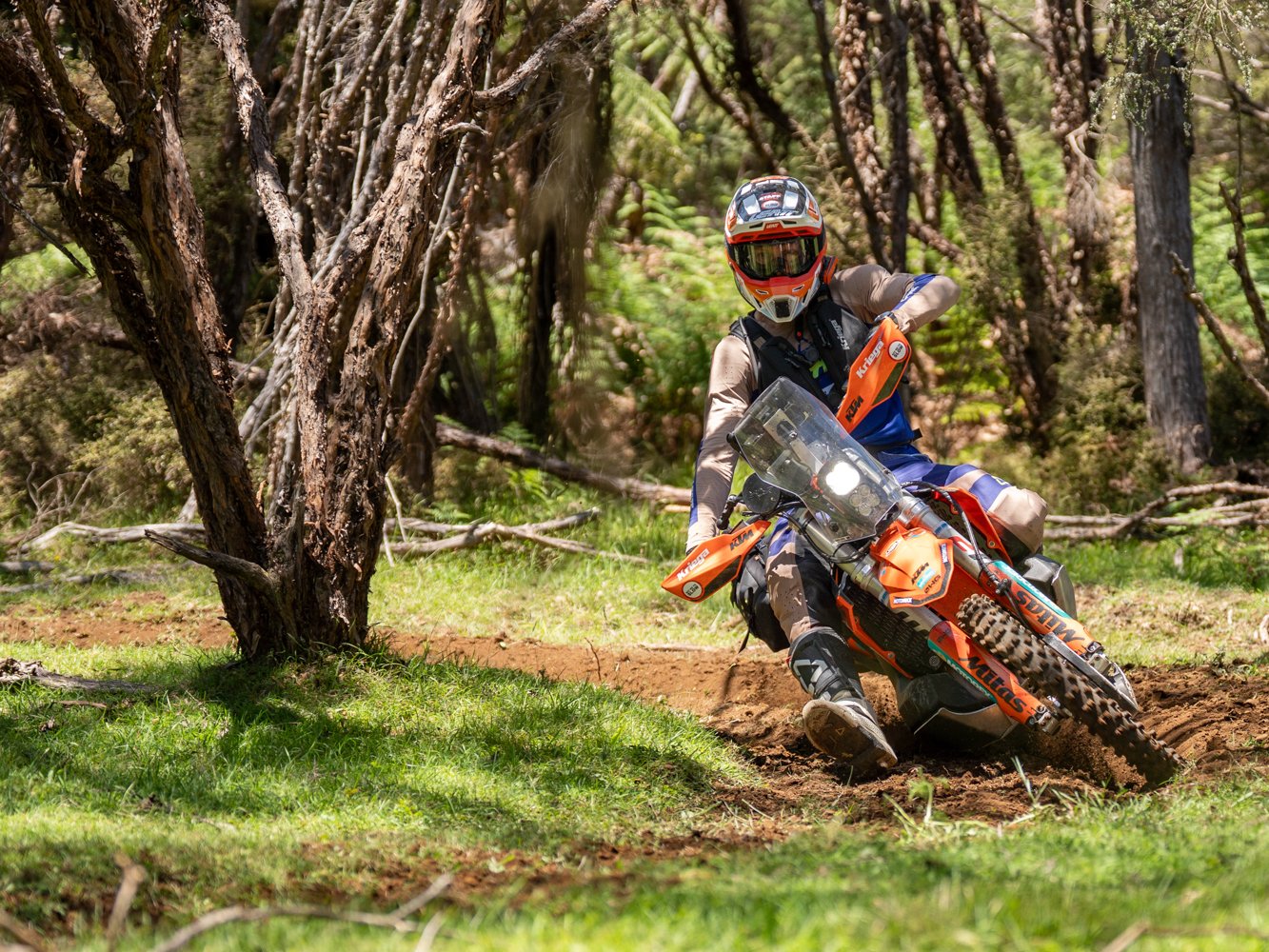 Chris Birch trail riding new zealand KTM