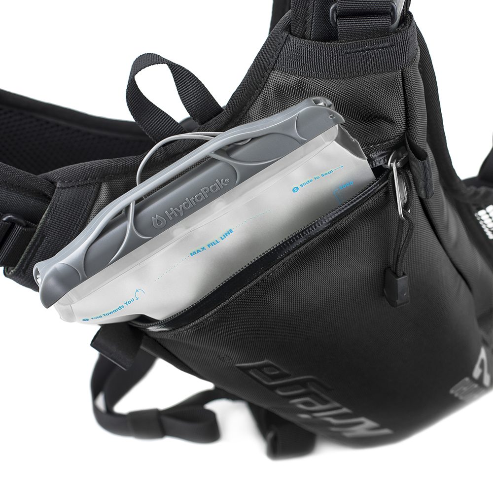 Cycling KRIEGA Hydro 2 Backpack Silver 2L Hydration pack for Enduro Hiking