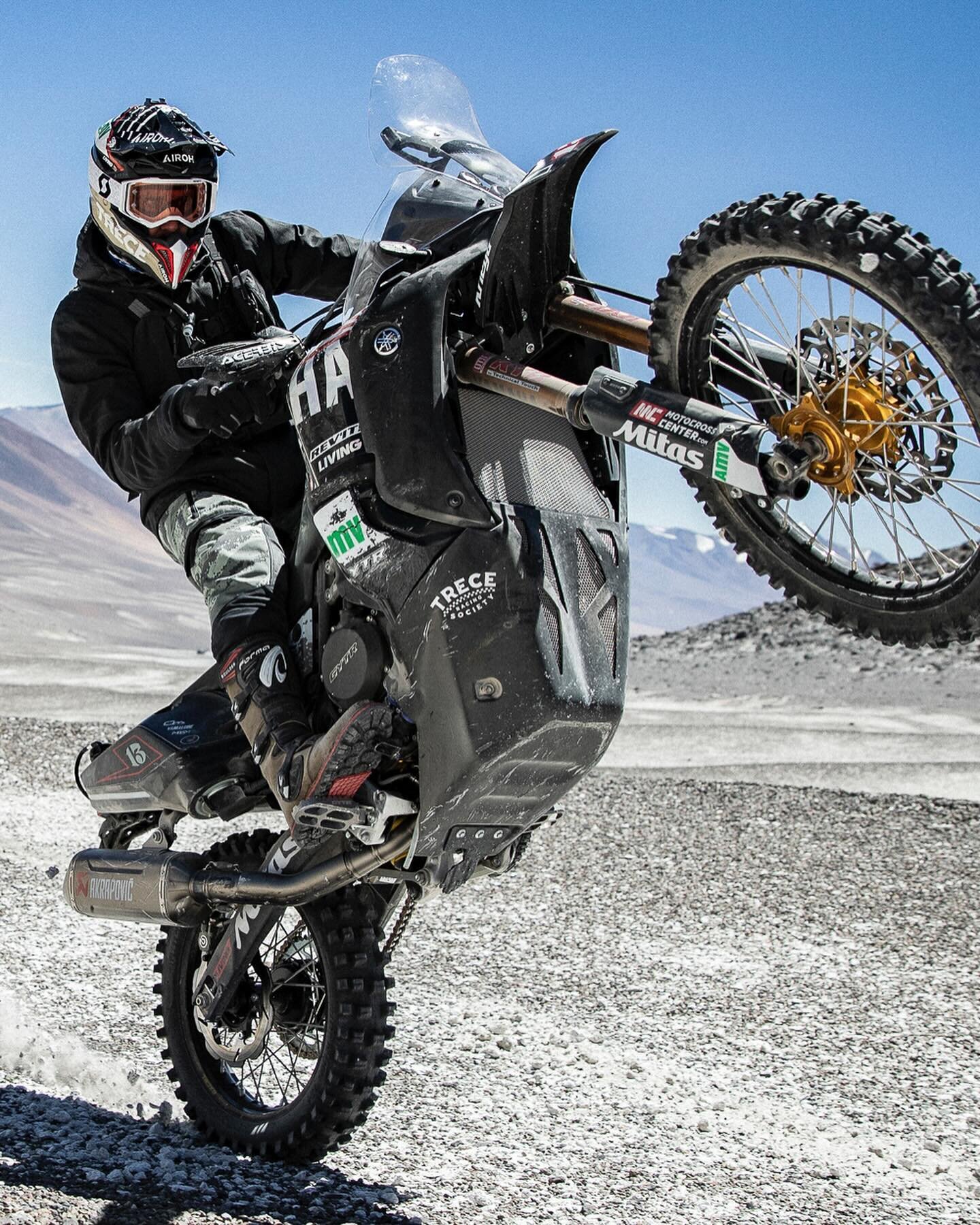 RIDING HIGH
Congratulations to @poltarres13 and the @treceracing_society team for taking the Altitude Riding World Record for a twin cylinder bike riding his Yamaha World Raid, adapted with  extra fuel capacity and special ECU for the lack of oxygen.