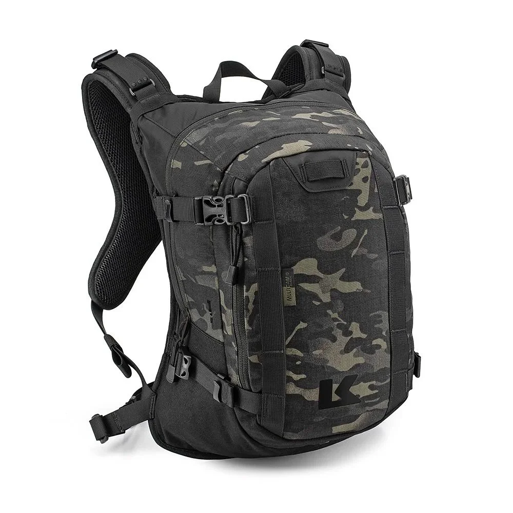 It&rsquo;s been a big summer for Kriega&rsquo;s MultiCam Black range. We make eight different products in the hardwearing camo material, with prices starting at just &pound;22.50 for the Tool Pouch.
Choose from:
R15, R20, TRAIL9 or TRAIL18 backpacks;