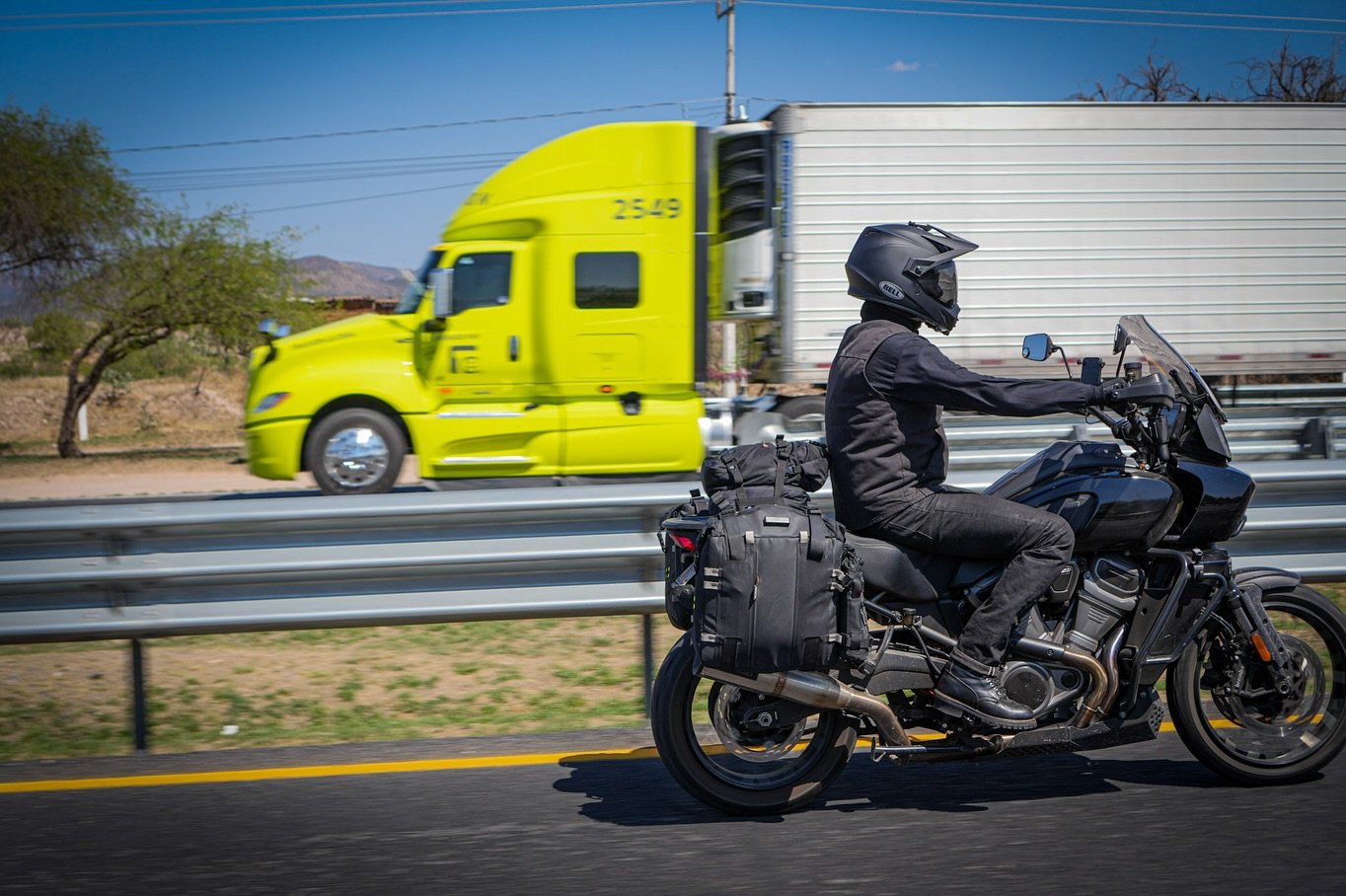 Jake &amp; Angel packed up their HD Pan Americas with Kriega luggage &amp; headed to Mexico. 4700 miles later we interviewed Jake about the bike and the trip. See it in the STORIES section of our website (link in bio).
Any PanAm fans out there?
📷 @t